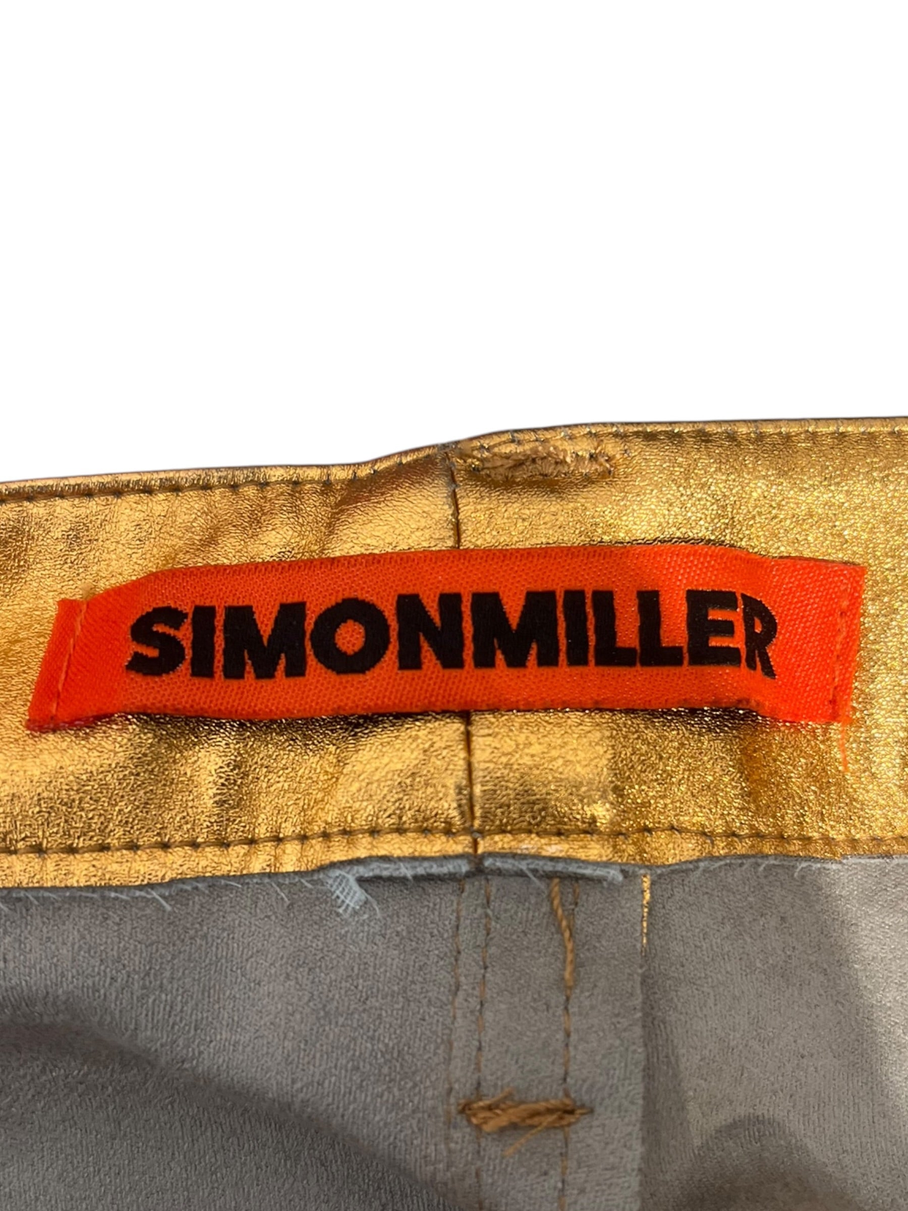 SIMON MILLER/Bottoms/25/Polyester/ORN/METALLIC view 3