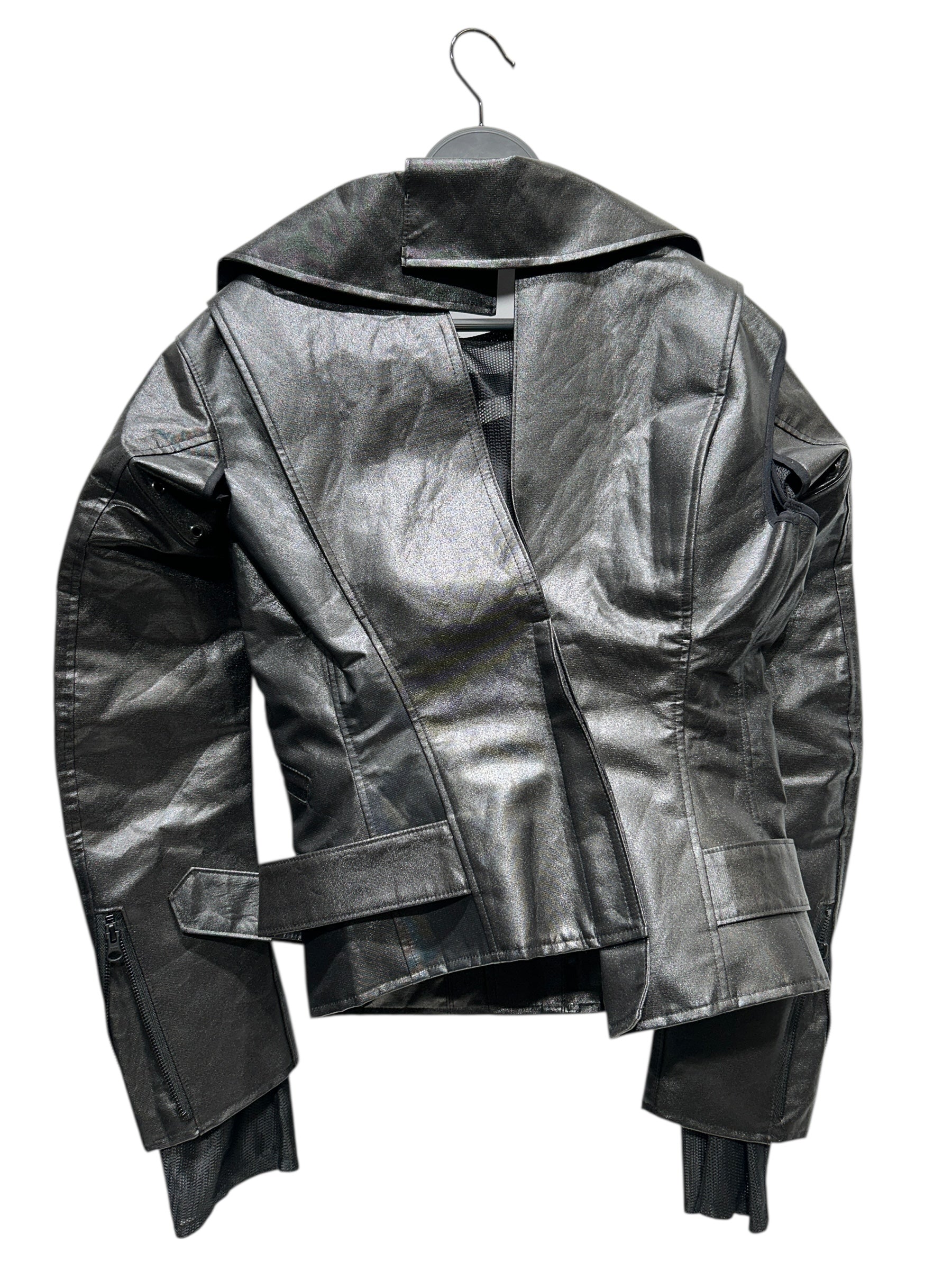 JUNYA WATANABE COMME des GARCONS/Riders Jkt (S)/S/Polyester/BLK/ view 2
