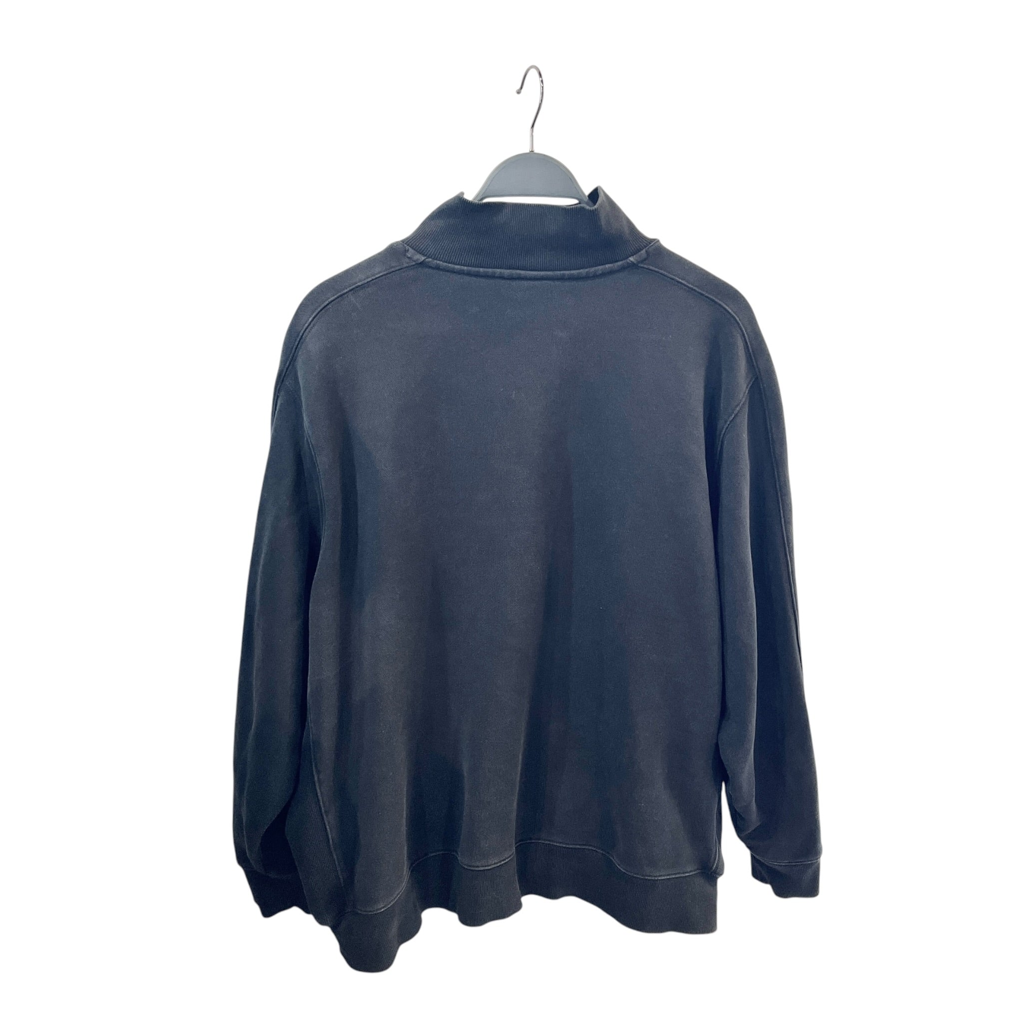 MAISON KITSUNE/PUMA/Sweatshirt/XXL/Cotton/BLK/High Neck/HALF ZIP FOX LOGO view 2