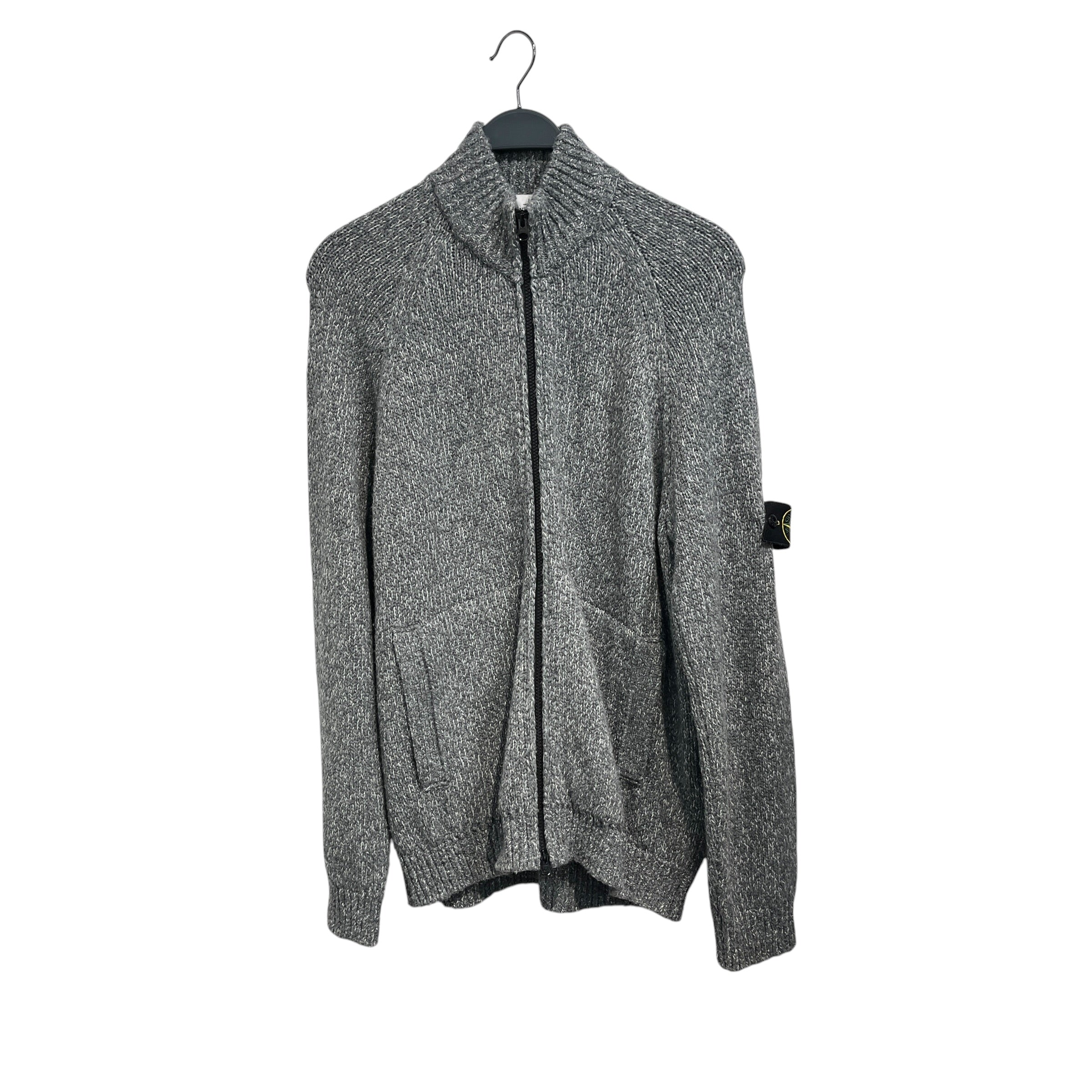 STONE ISLAND/Heavy Cardigan/XL/Wool/GRY/V0M6B view 1