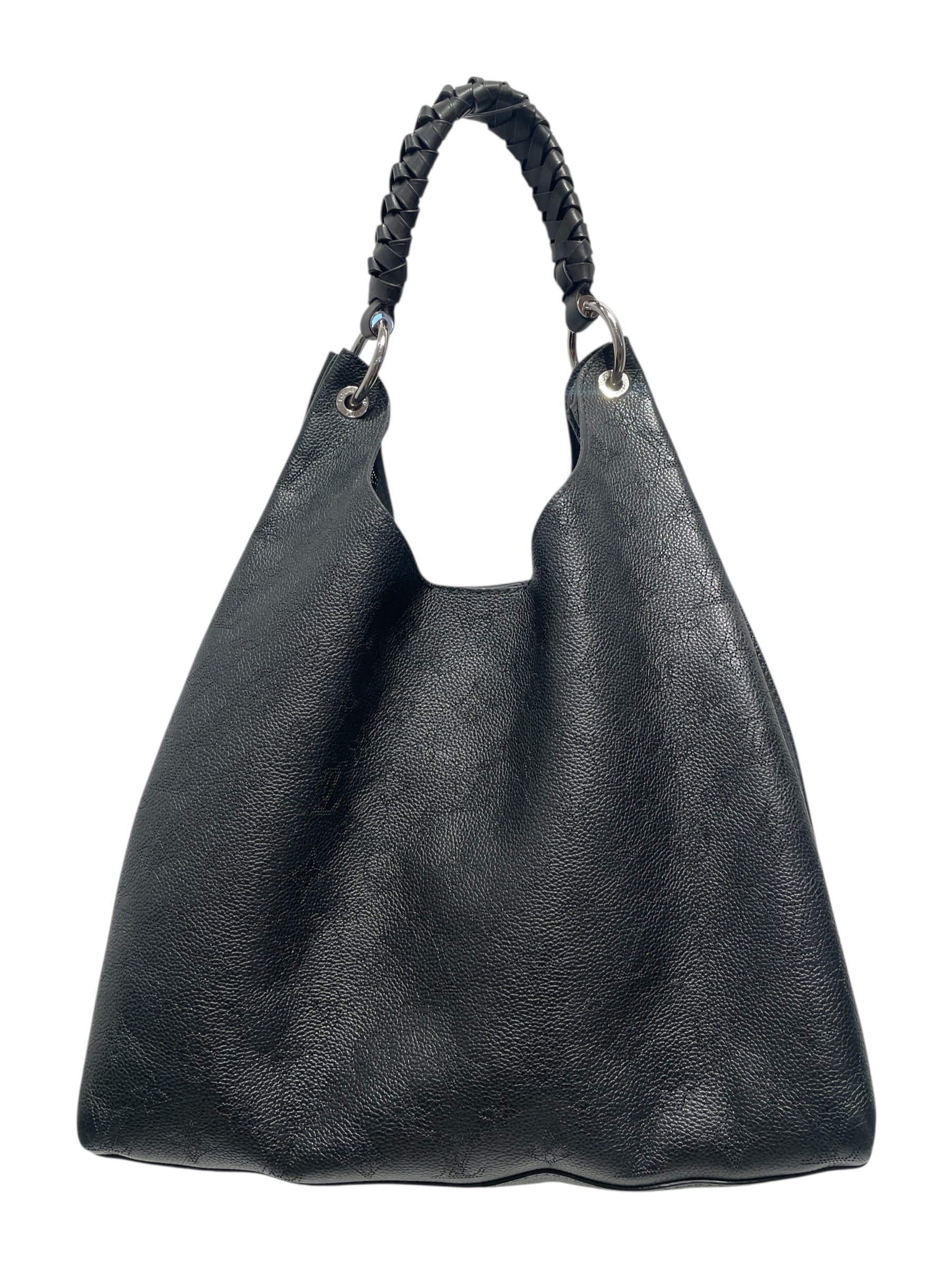 LOUIS VUITTON/Bag/Monogram/Leather/BLK/Mahina Hobo Bag view 1