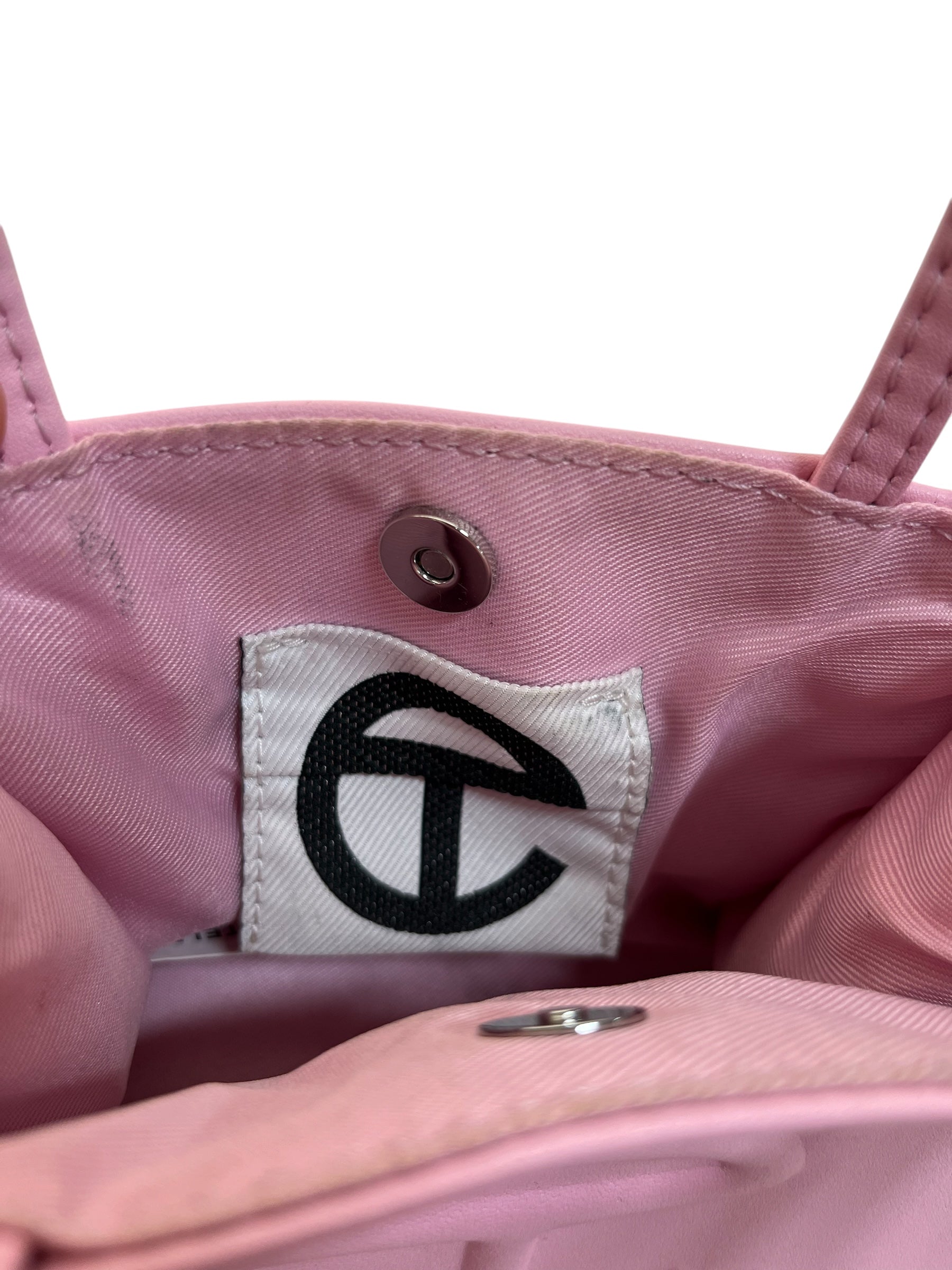 Telfar/Tote Bag/Leather/PNK/ view 3