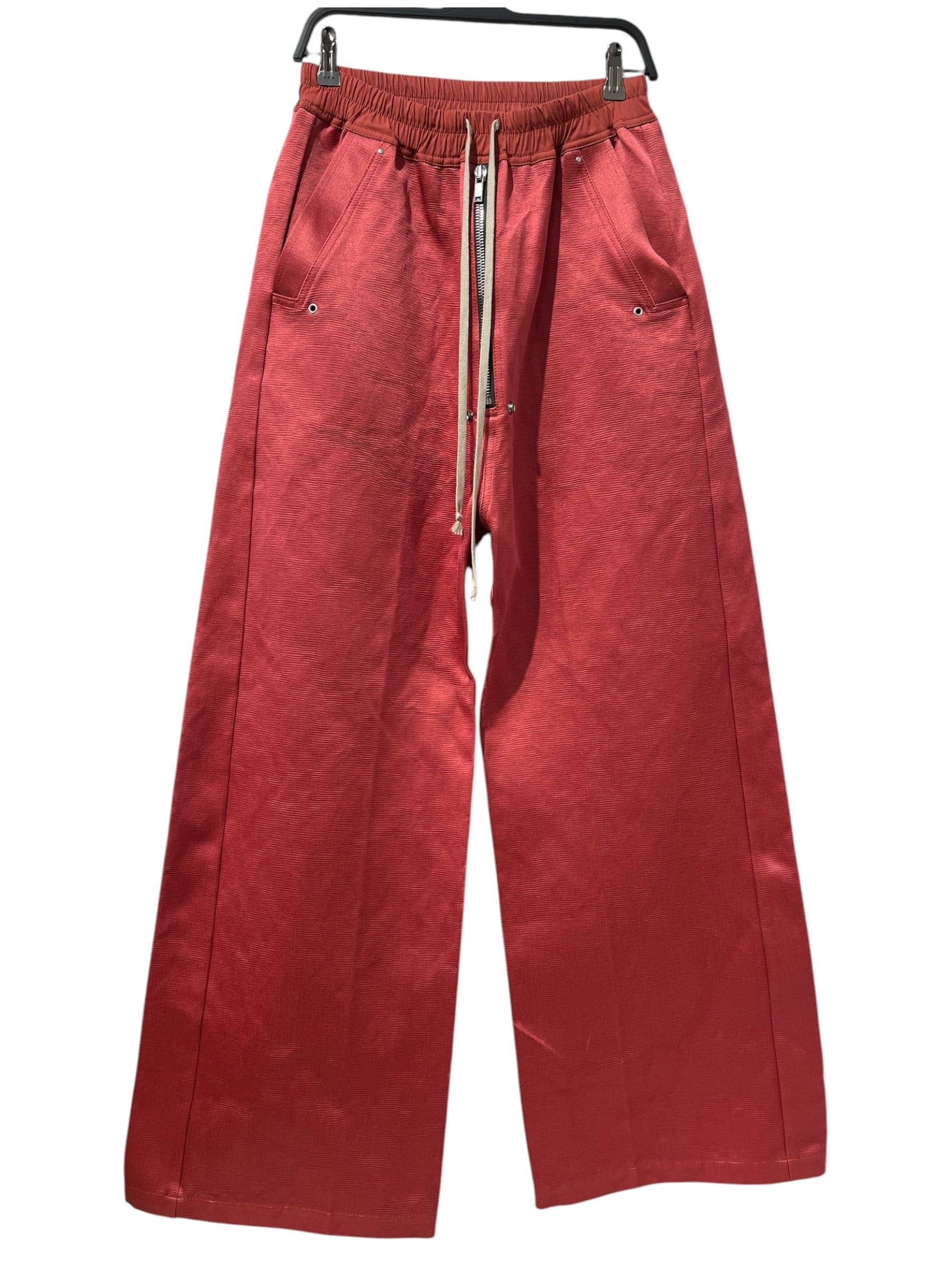 Rick Owens/Pants/36/Cotton/RED/BELA WIDE LEG view 1