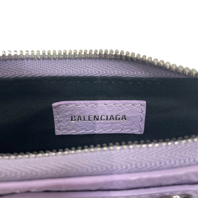 BALENCIAGA/Cross Body Bag/OS/Leather/PPL/LAVENDER CROSS BODY CAGOLE