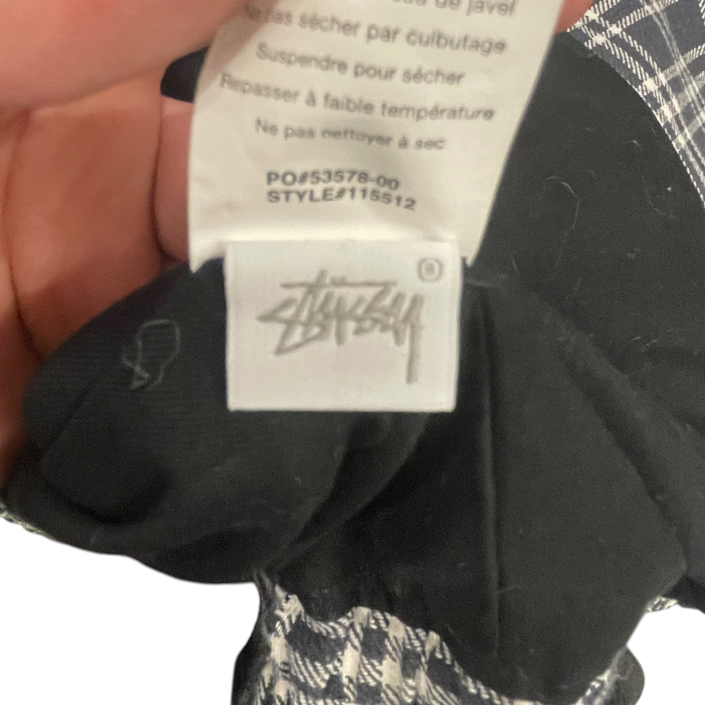 STUSSY/Blouson/M/Linen/NVY/Plaid/LINEN BRYAN view 4