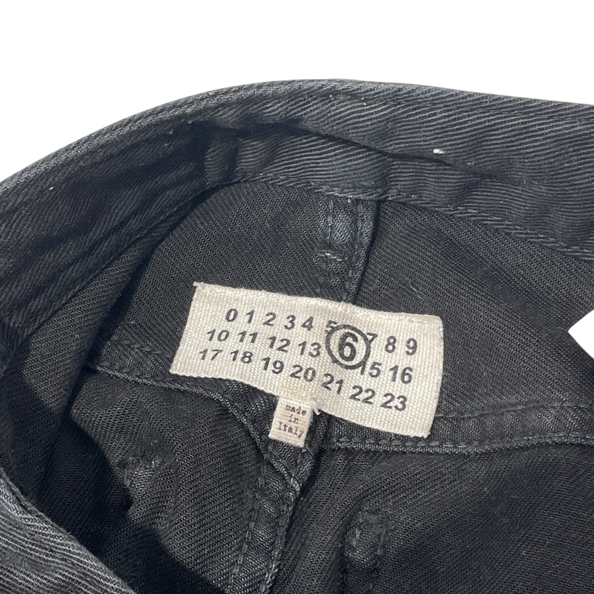 MM6/Pants/38/Cotton/BLK/SATIN SIDES view 7