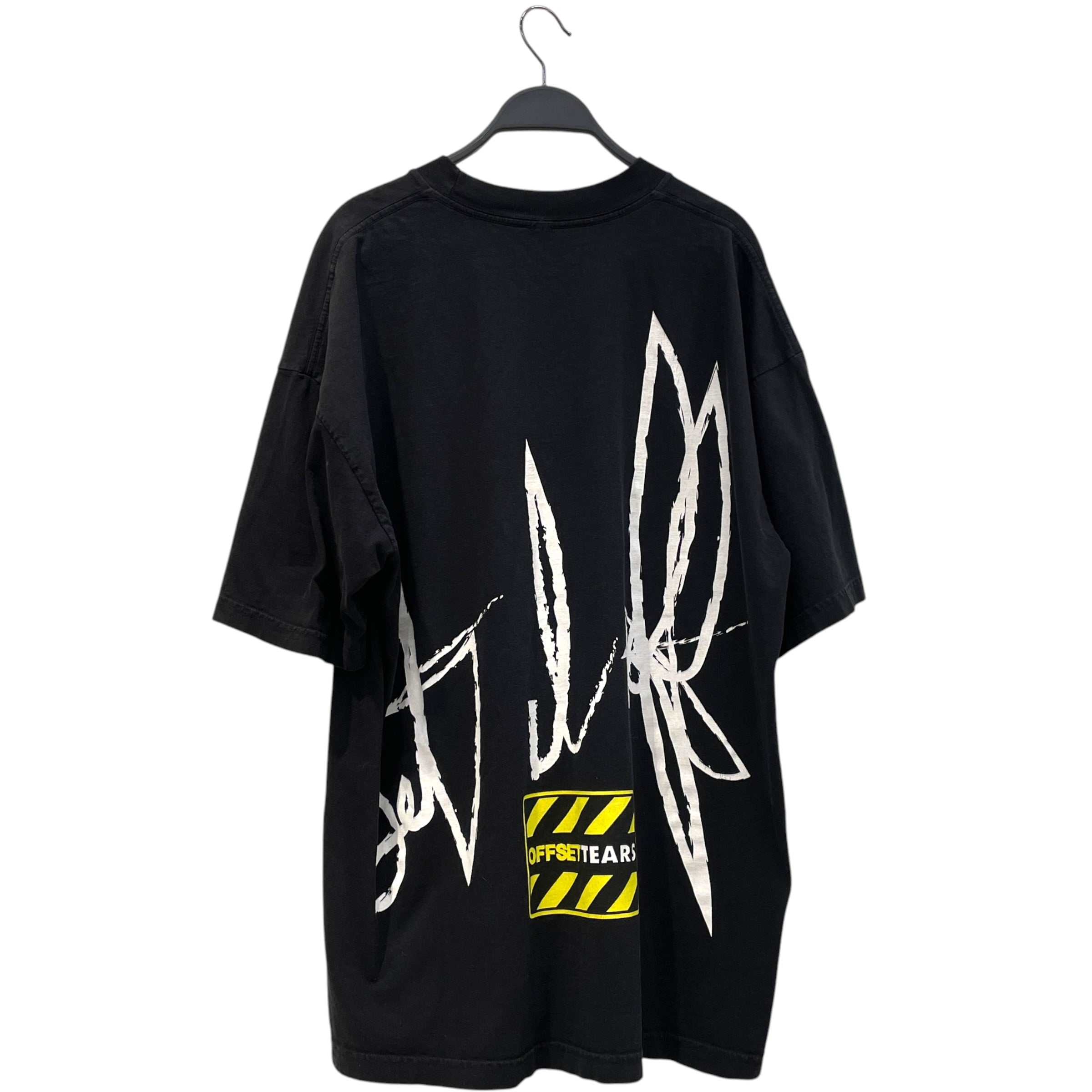 DENIM TEARS/T-Shirt/XL/Cotton/BLK/Graphic/ view 2