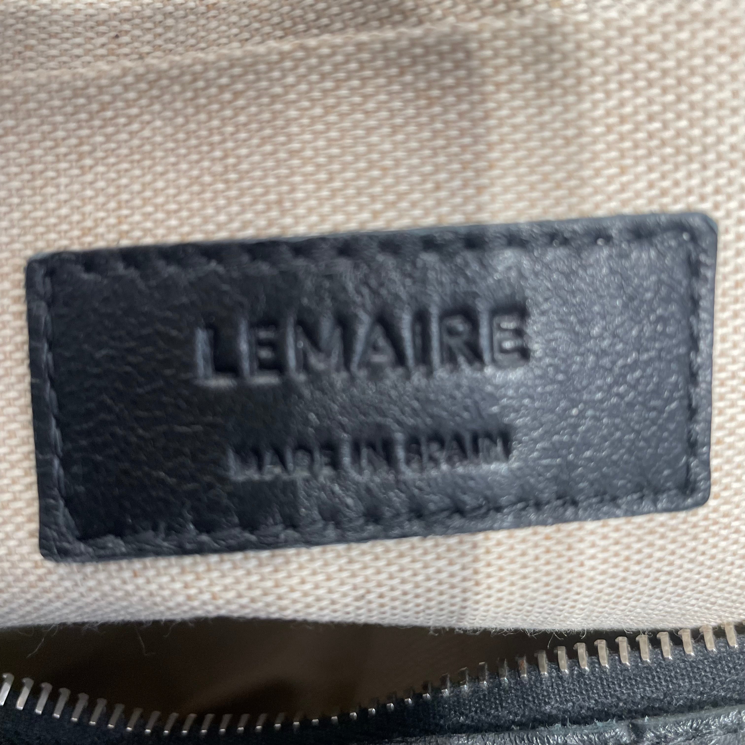 LEMAIRE/Bag/BLK/medium croissant bag view 6