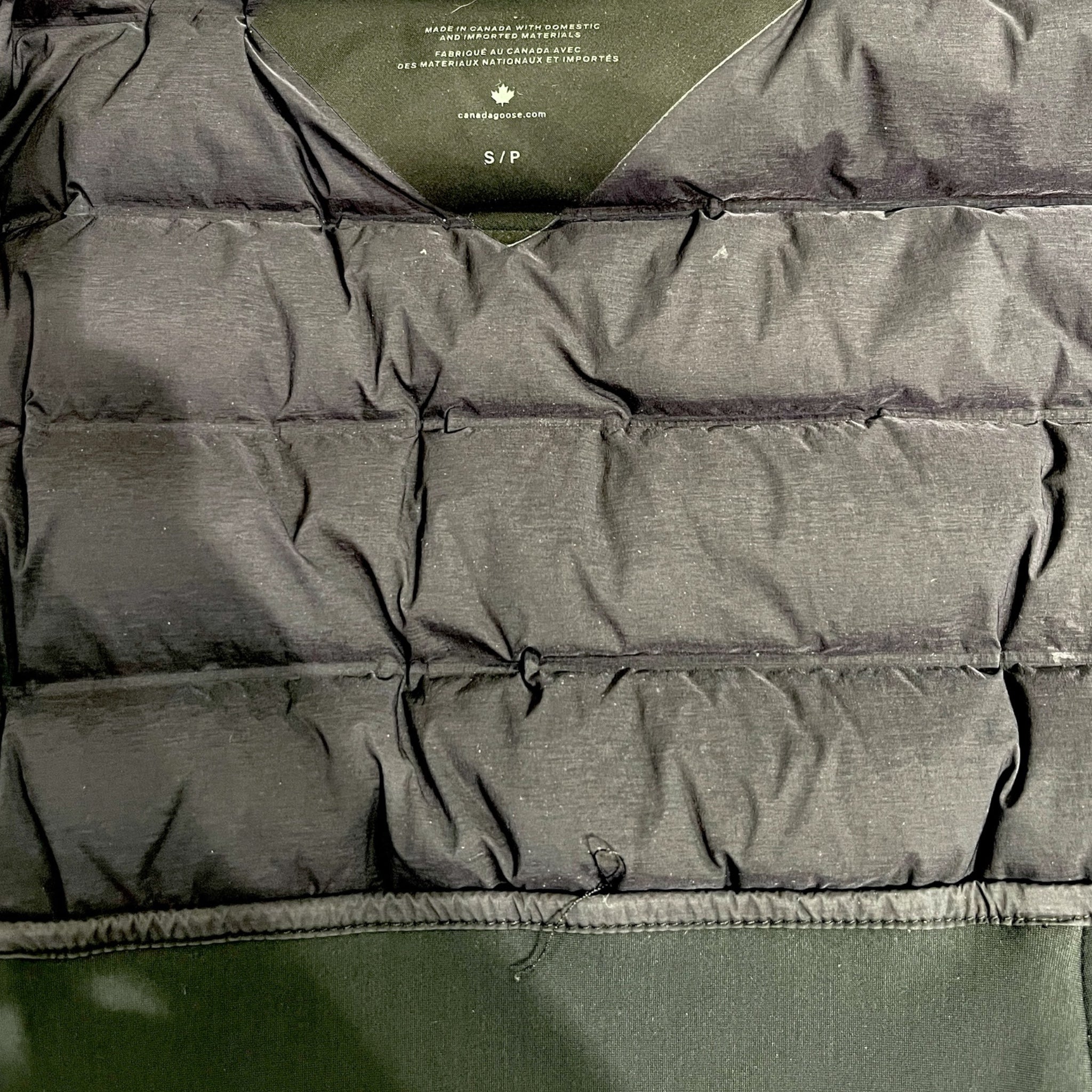 CANADA GOOSE/Puffer Jkt/S/Nylon/BLK/BLACK AND SILVER PUFFER view 8