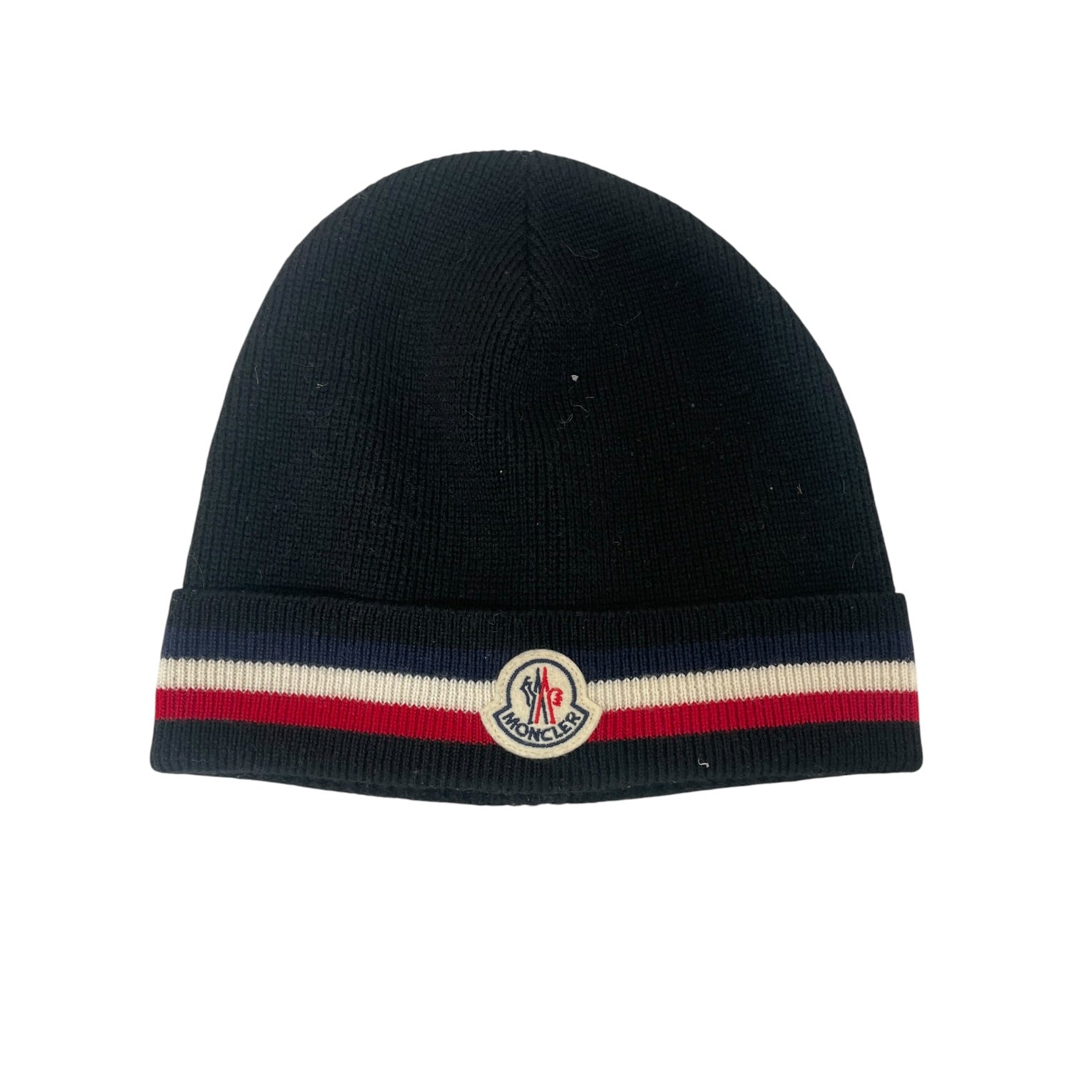 MONCLER/Beanie/Stripe/Cotton/BLK/M's/racing stripe view 1
