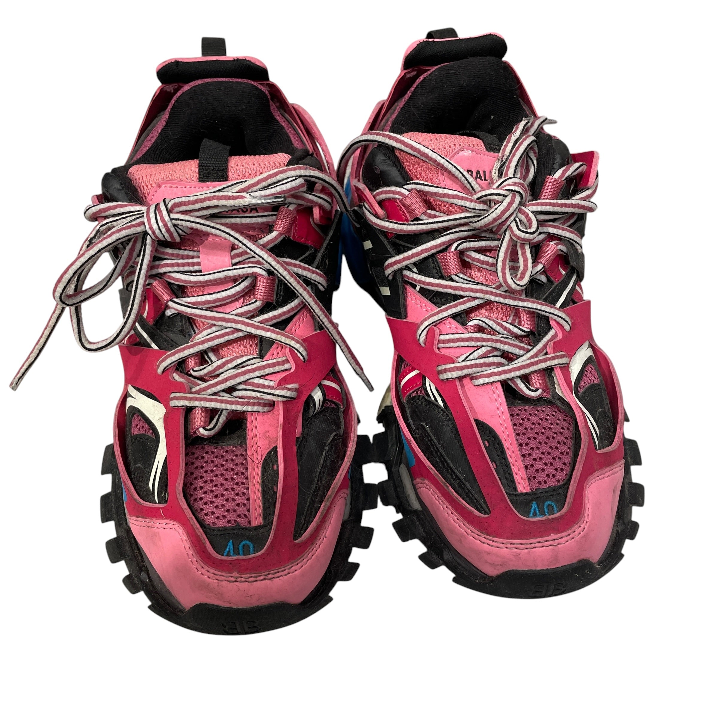 BALENCIAGA/Low-Sneakers/US 7/Acrylic/PNK/MULTIPINK view 3