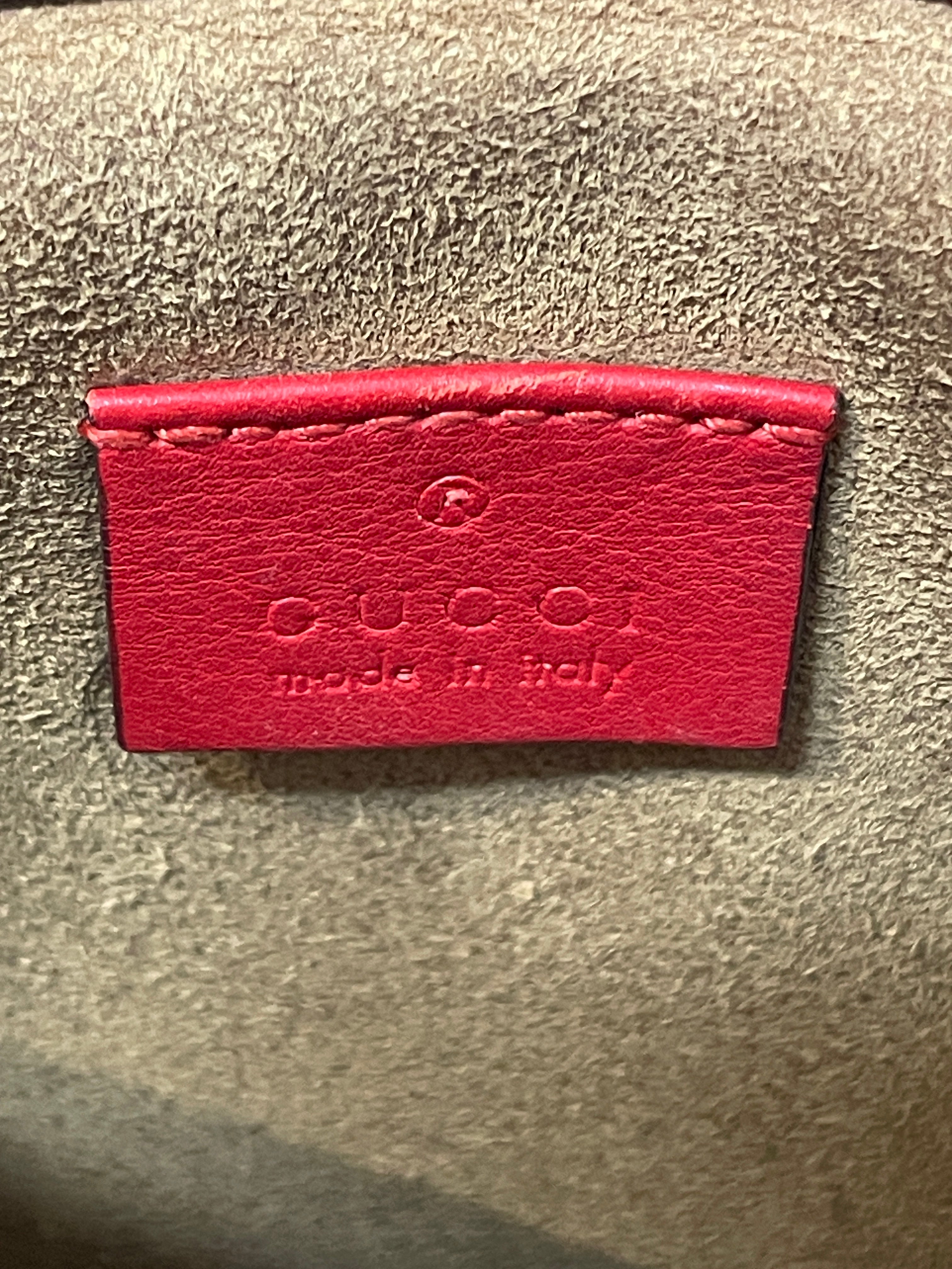 GUCCI/Hand Bag/All Over Print/Leather/RED/GG Supreme Arabseque Dionysus view 6
