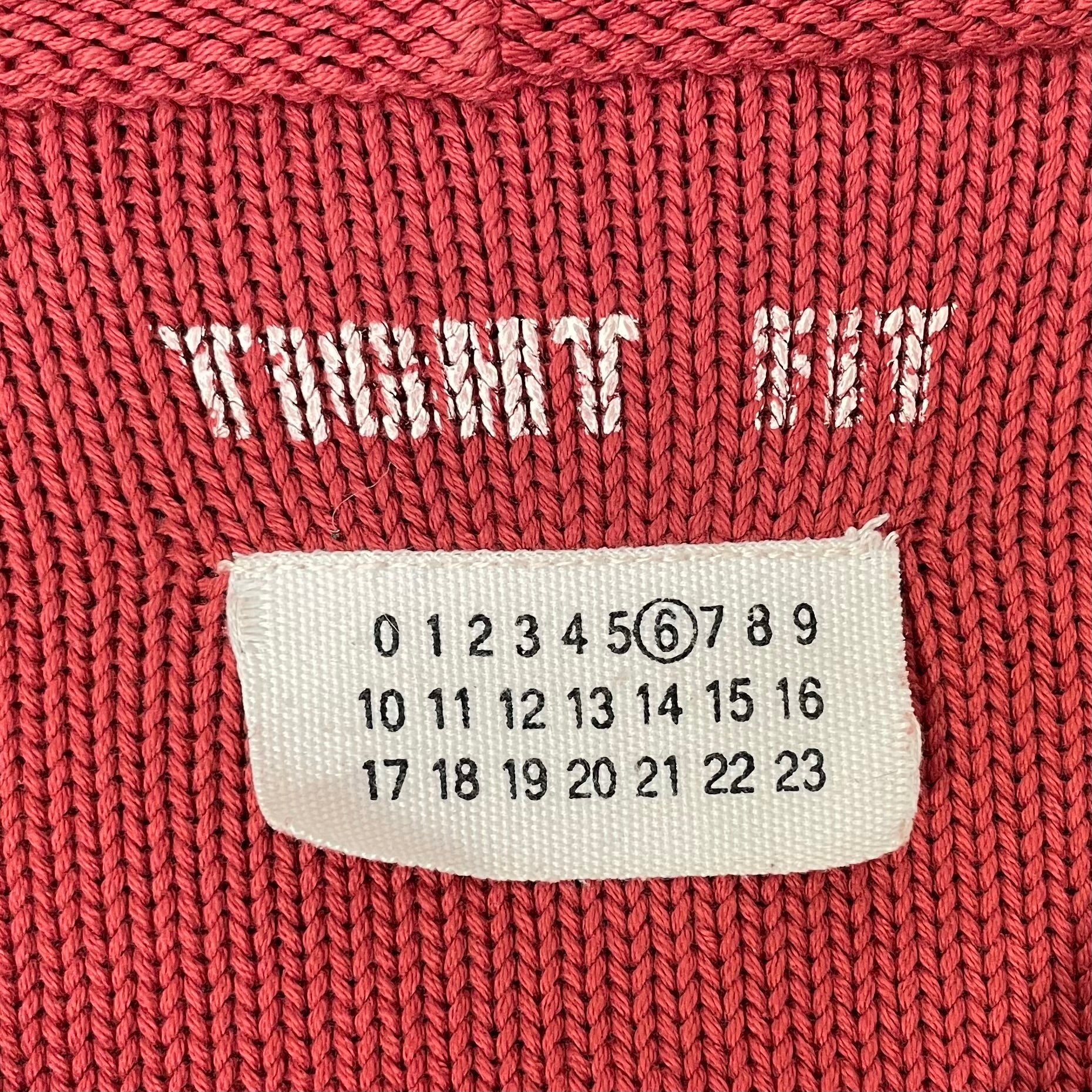Martin Margiela/Cardigan/S/Cotton/RED/ view 3