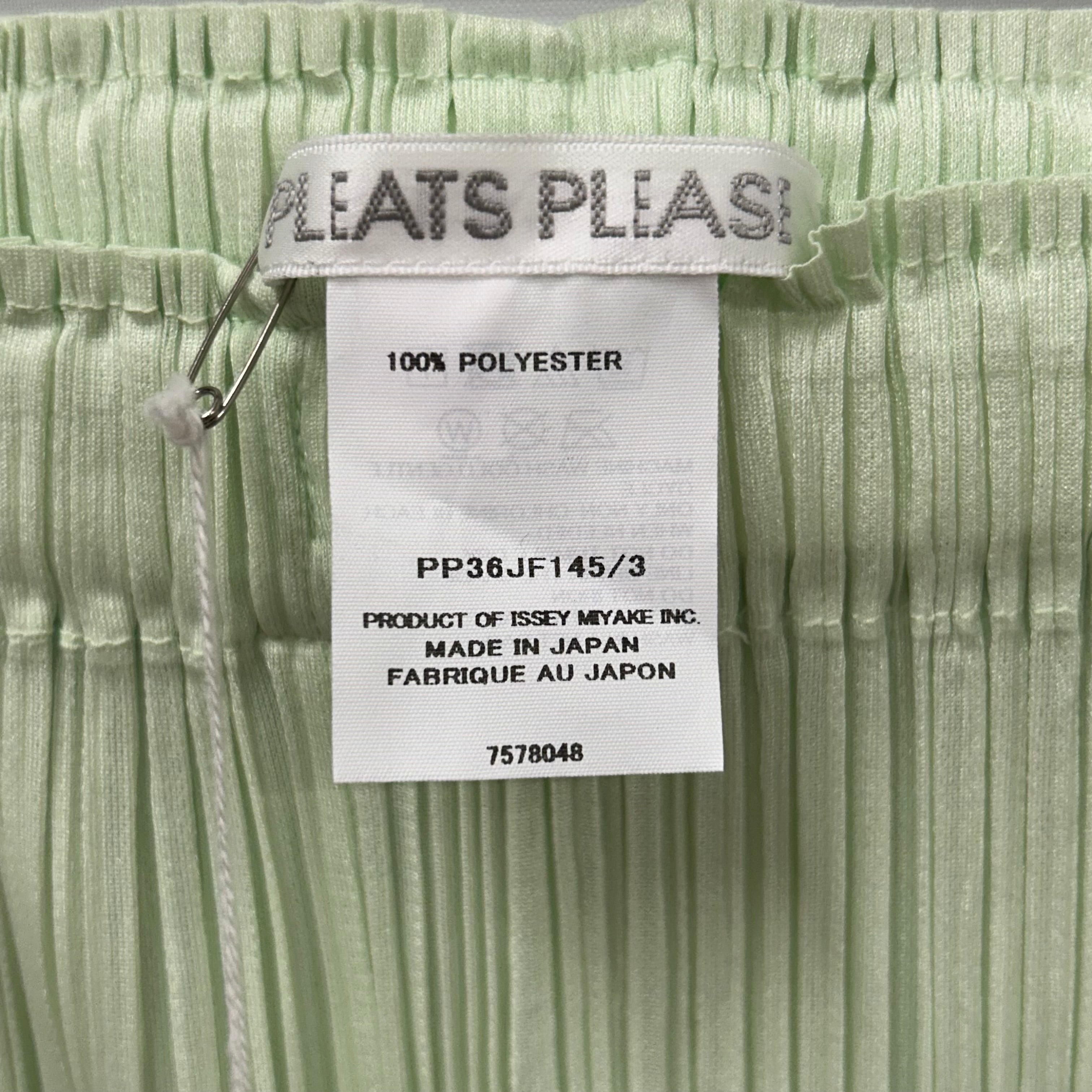 PLEATS PLEASE ISSEY MIYAKE/Bottoms/3/Polyester/GRN/ view 3