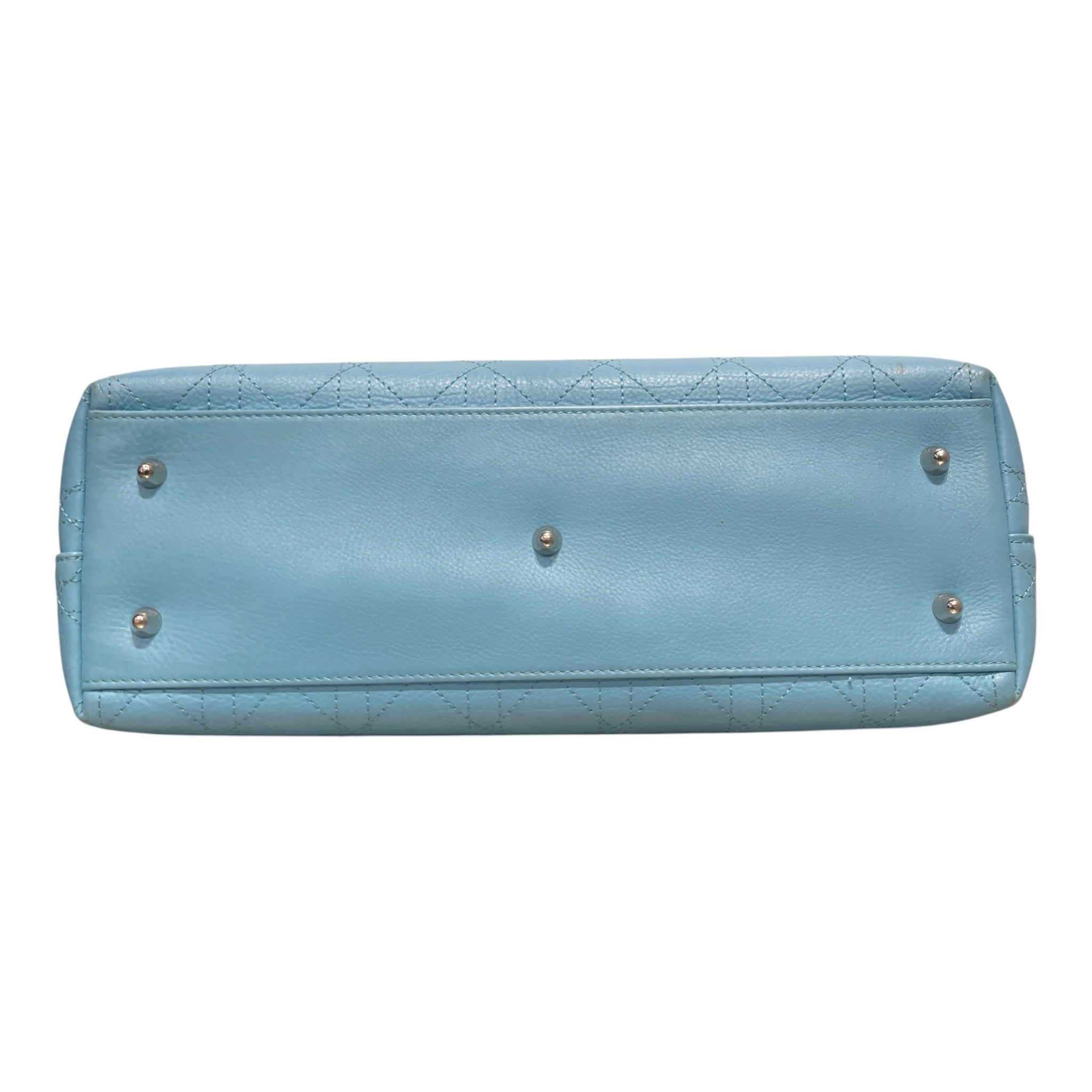Christian Dior/Hand Bag/Leather/BLU/CANAGE view 3