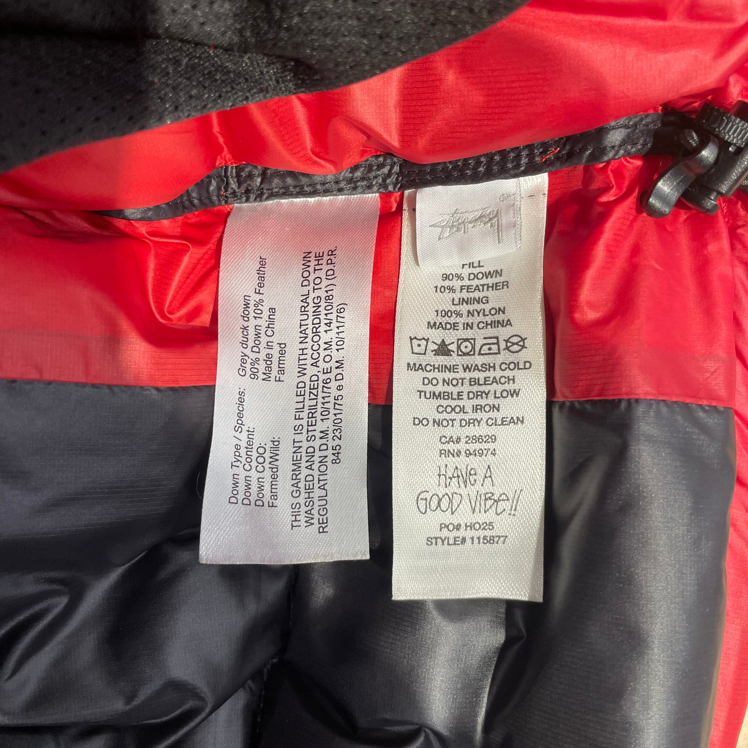 STUSSY/Jacket/M/RED/MICRO RIPSTOP DOWN JACKET view 4