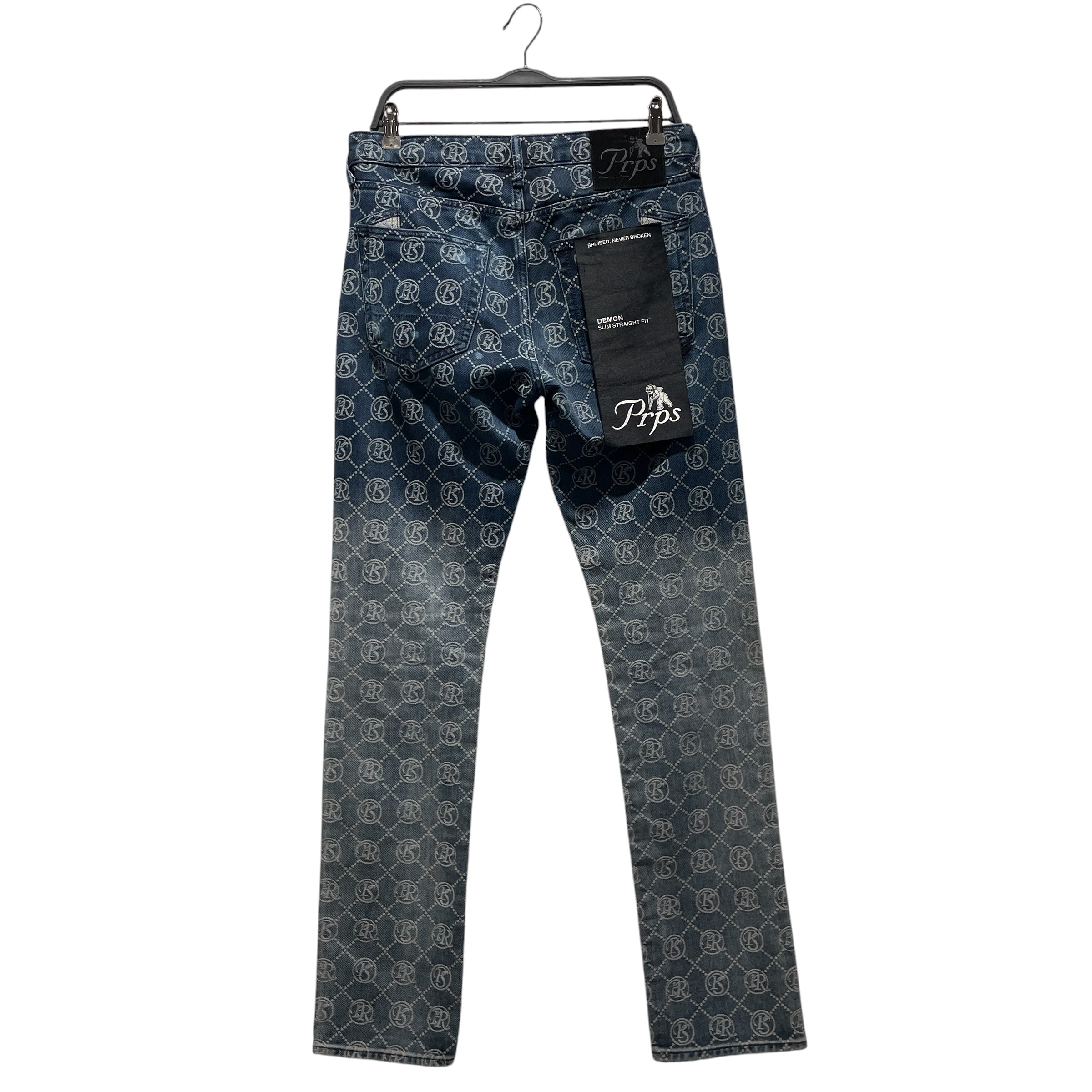 Prps/Pants/30/Cotton/BLU/monogram view 2