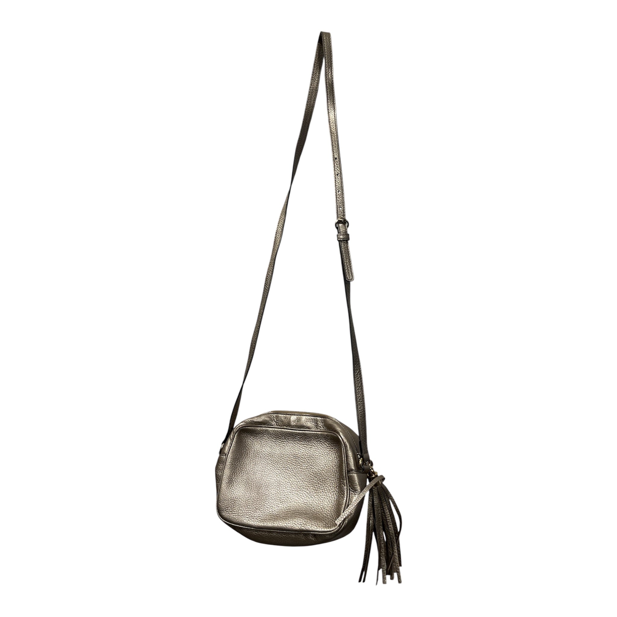 GUCCI/Cross Body Bag/Leather/GLD/SOHO DISCO GLD/SLV COLOR view 2