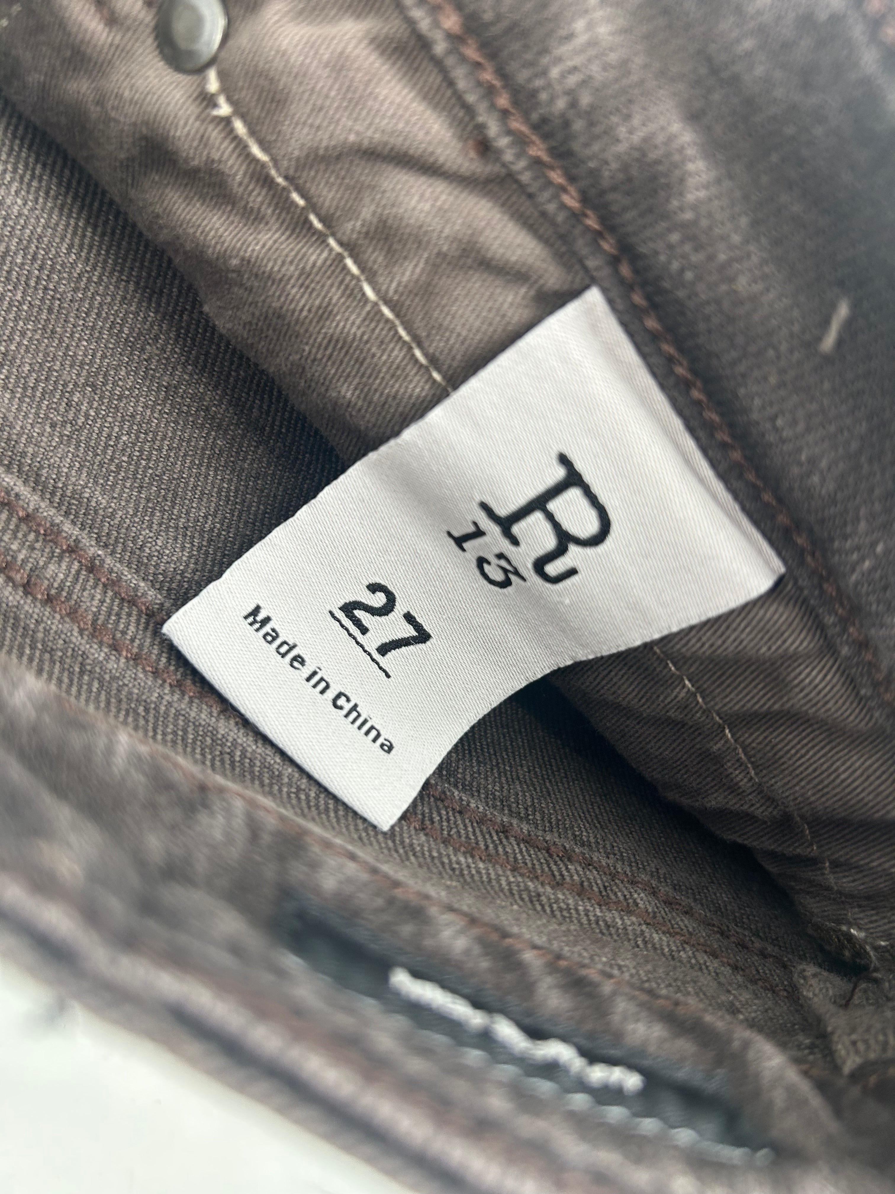 R13/Bootcut Pants/27/Cotton/BLK/boy flare view 3