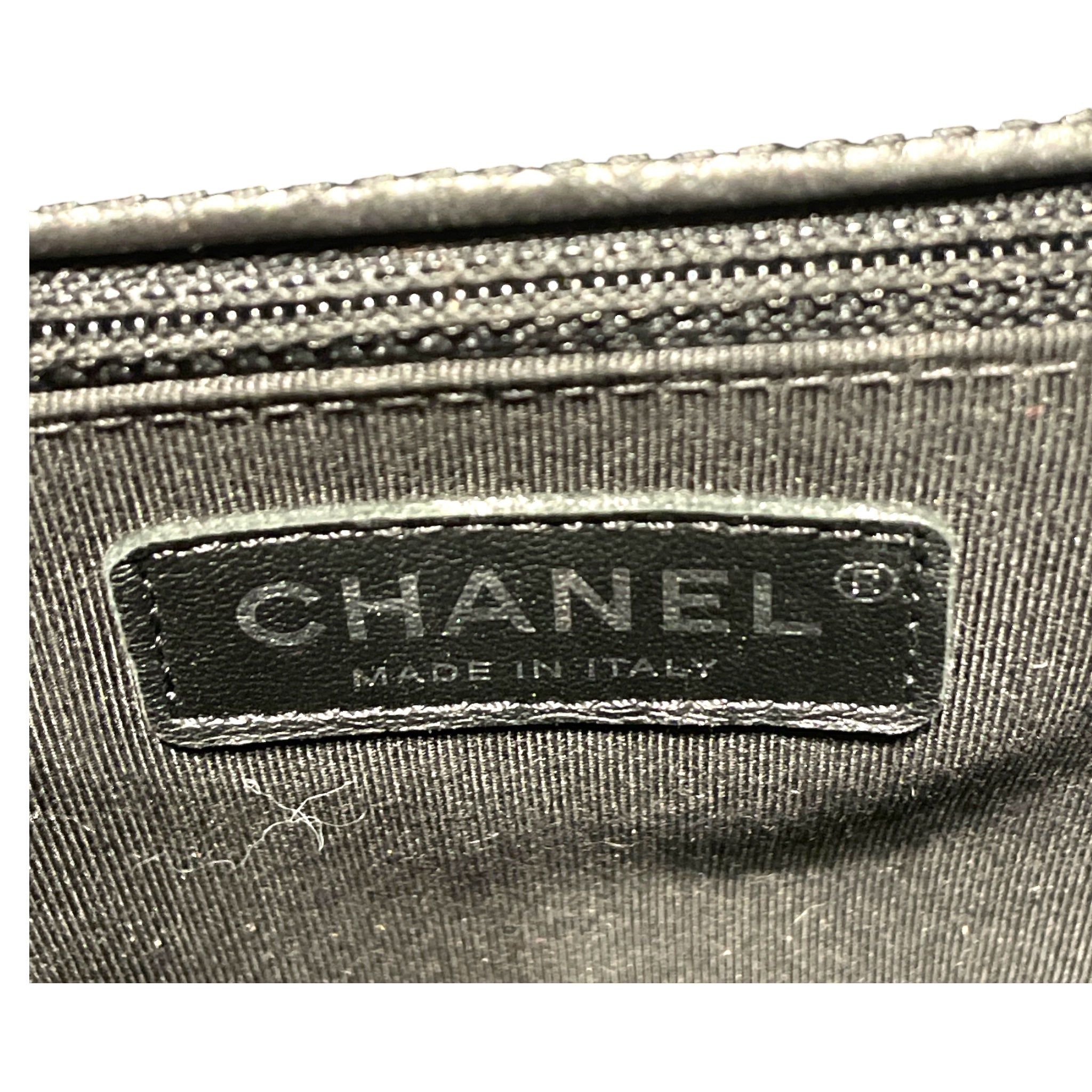 CHANEL/Hand Bag/Leather/BLK/Chain Around Flap Bag view 4
