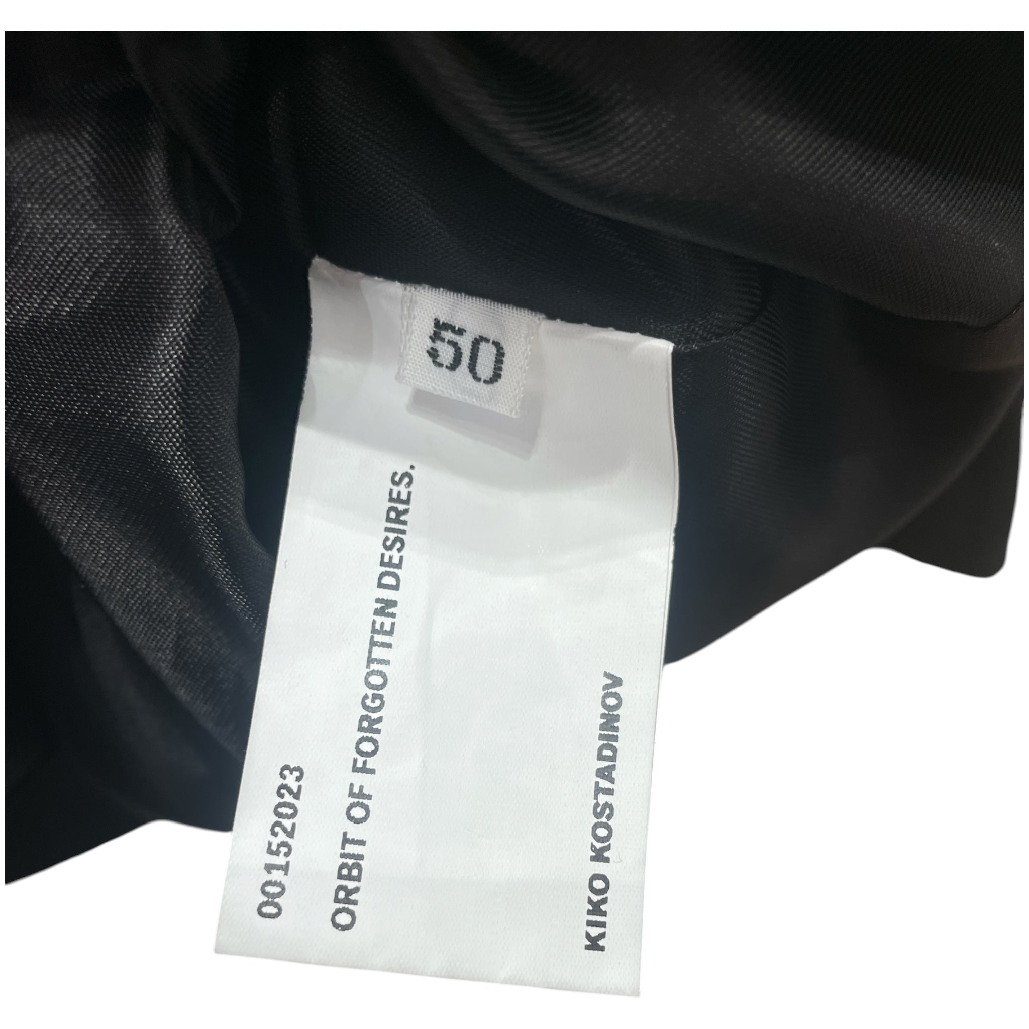 Kiko Kostadinov/Suits/50/BLK/green detail view 4