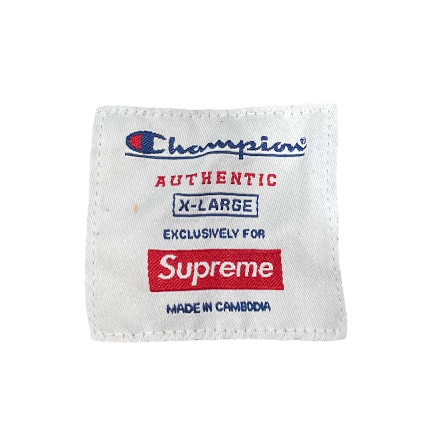 Supreme/Champion/Hoodie/XL/Cotton/YEL/YELLOW W/NAVY INTERIOR HOODIE view 4