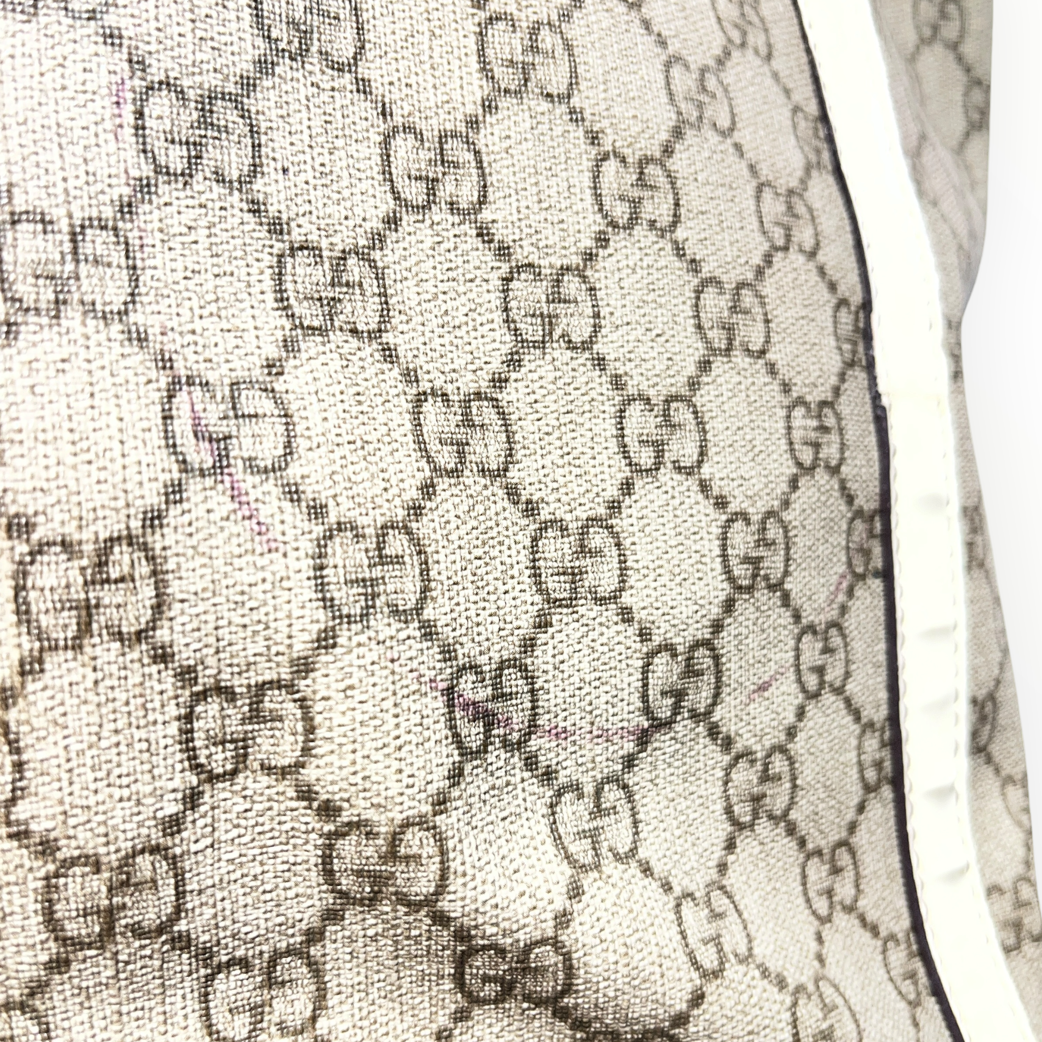 GUCCI/Tote Bag/Monogram/Leather/BEG/gg supreme joy tote view 6