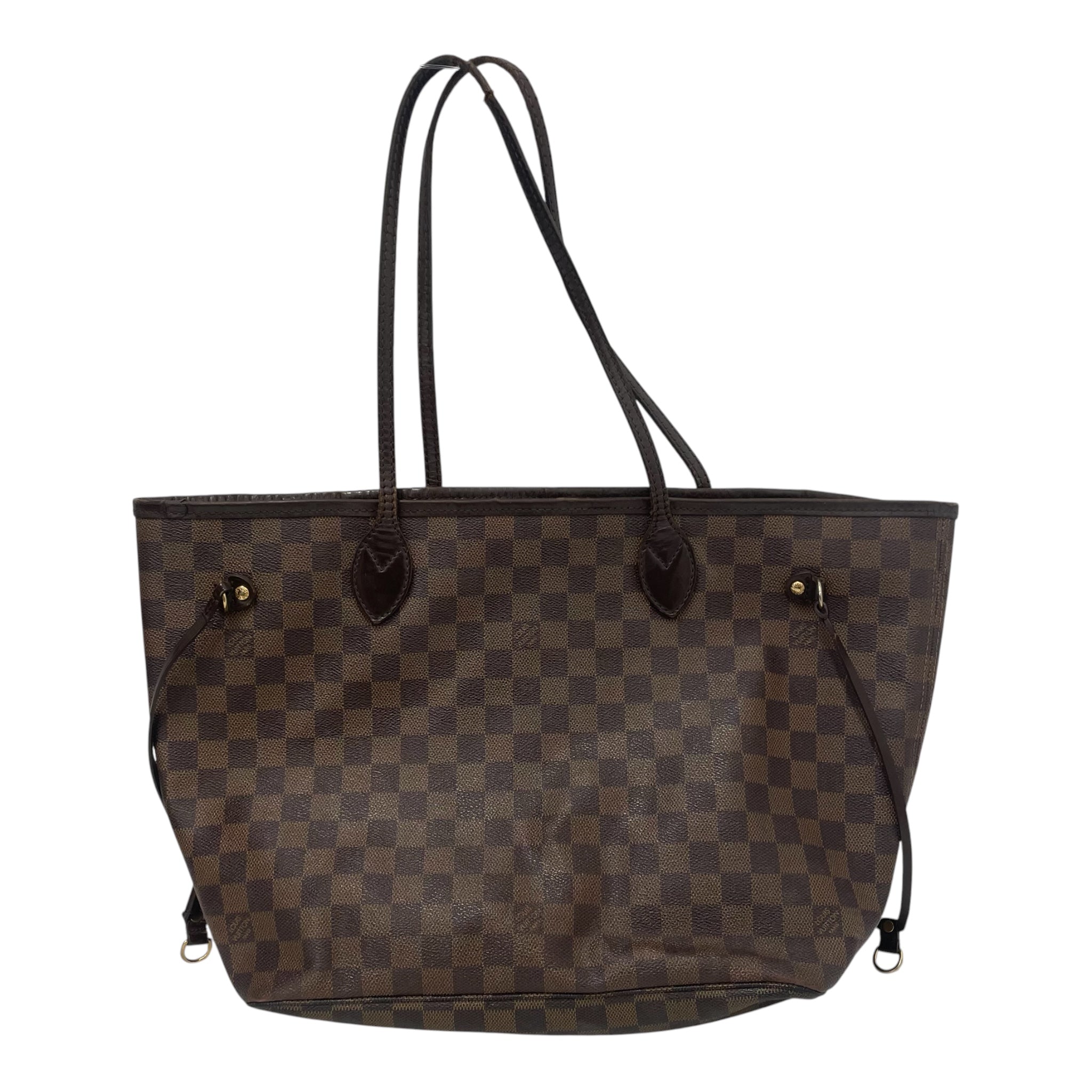LOUIS VUITTON/Tote Bag/All Over Print/Leather/BRW/NEVERFULL DAMIER EBEN view 1