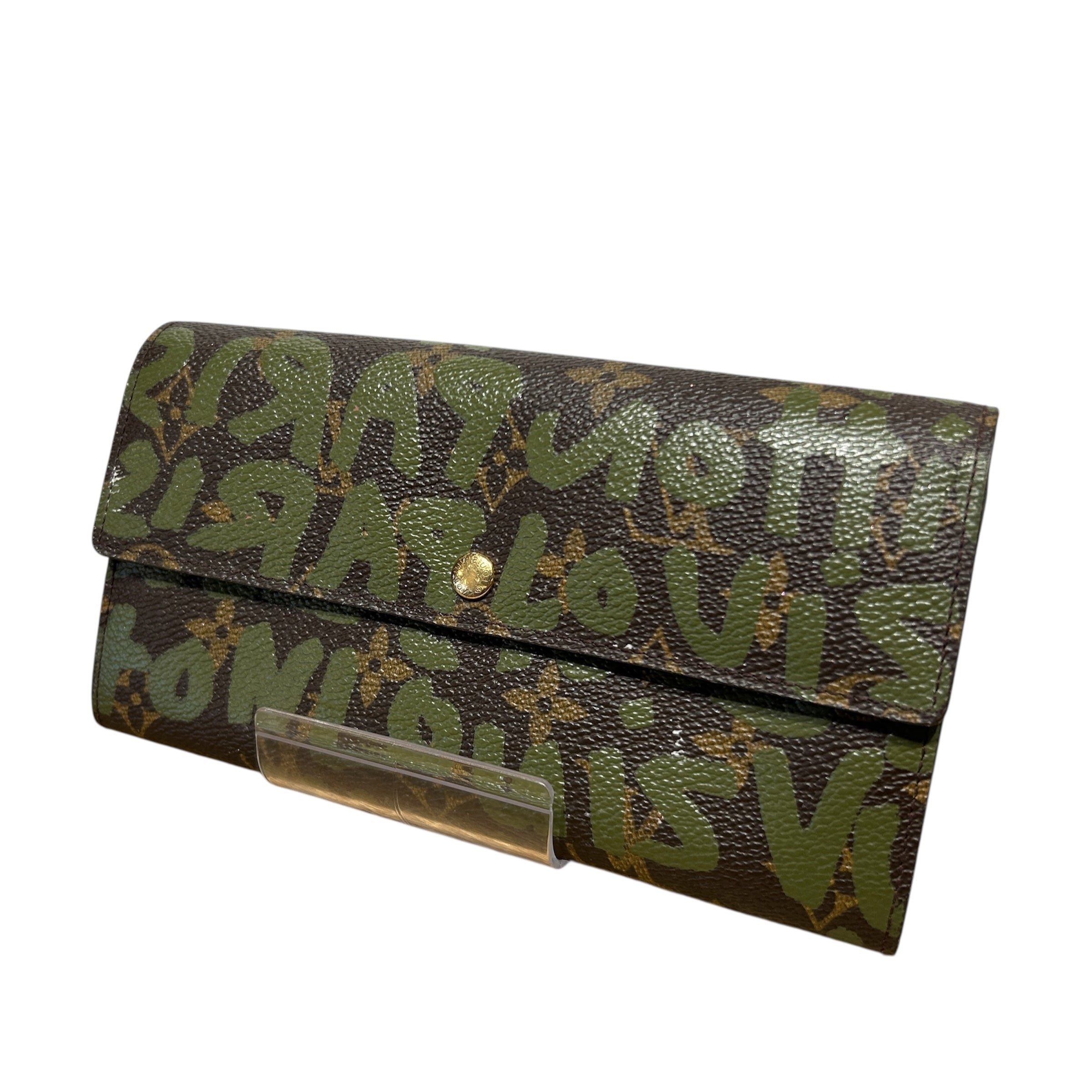 LOUIS VUITTON/Wallet/Monogram/Leather/BRW/stephen sprouse graffiti sarah view 1