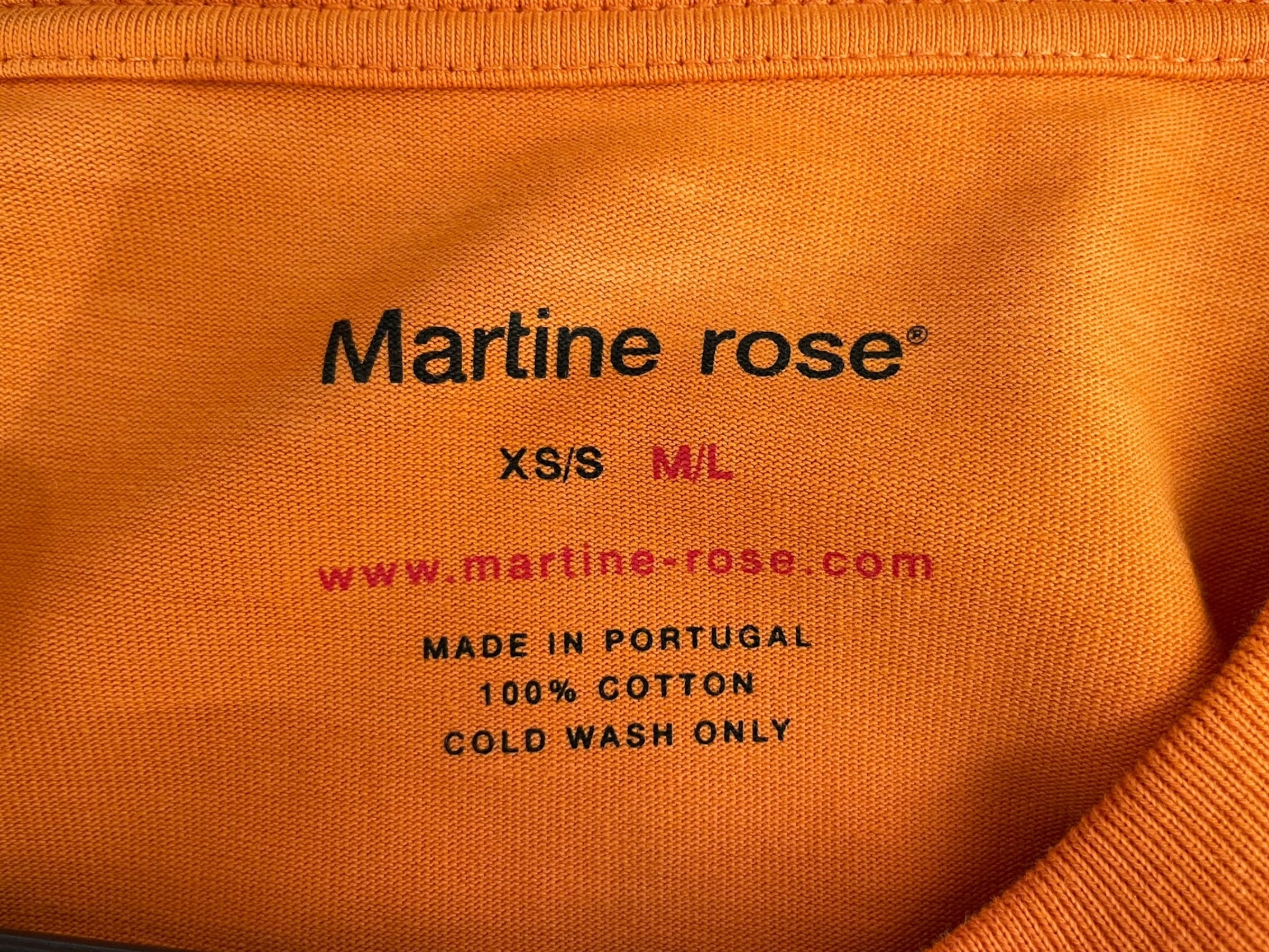 MARTINE ROSE/T-Shirt/L/Cotton/ORN/Graphic/READY WHEN YOU ARE BUNNY view 3