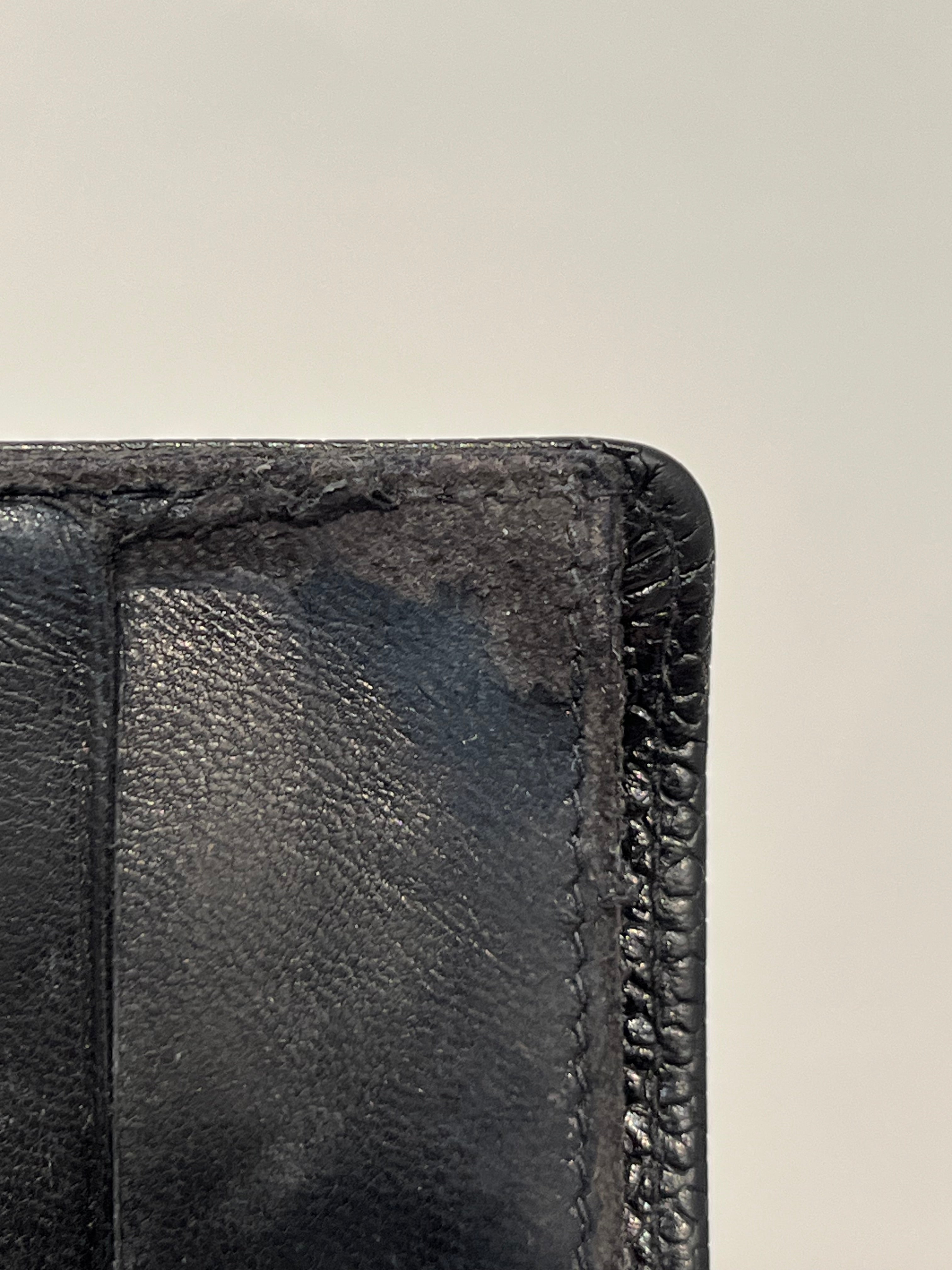 CHANEL/Long Wallet/Leather/BLK/L's/double c view 9