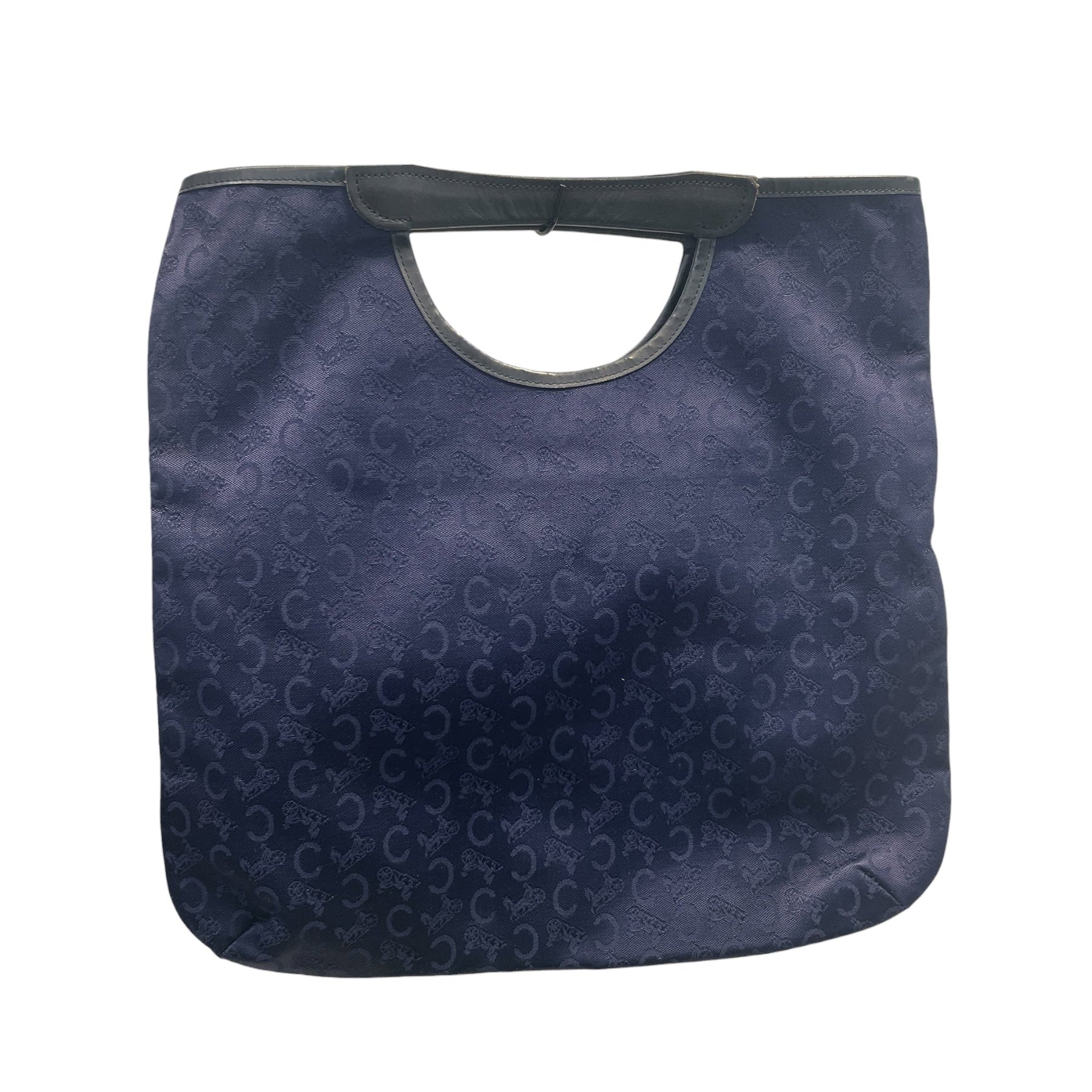 CELINE/Tote Bag/Monogram/Cotton/NVY/MINI TOTE SULKY CANVAS HANDBAG view 2