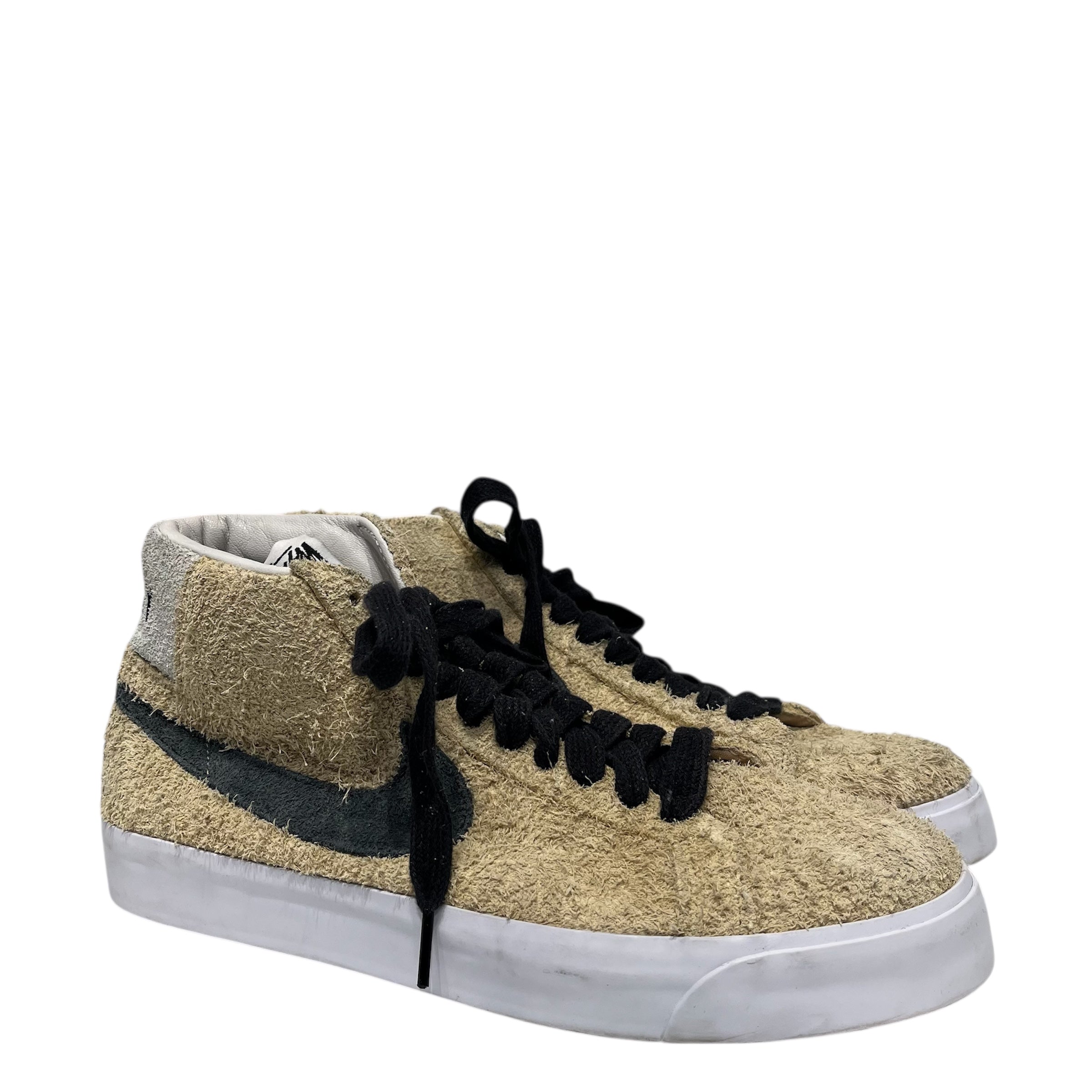NIKE/BLAZER MID QS/Hi-Sneakers/US 10/Fake Fur/BEG/AH6158-700 view 1