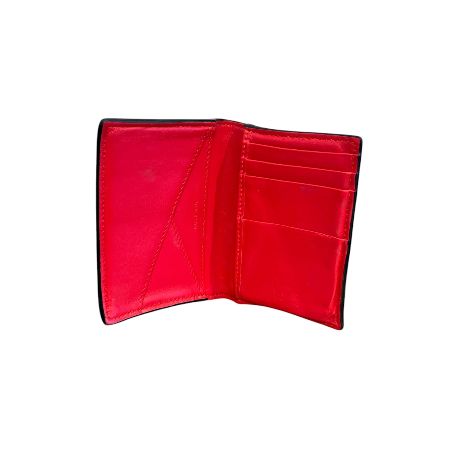 Christian Louboutin/Bifold Wallet/Leather/BLK/COOLCARD WALLET view 3