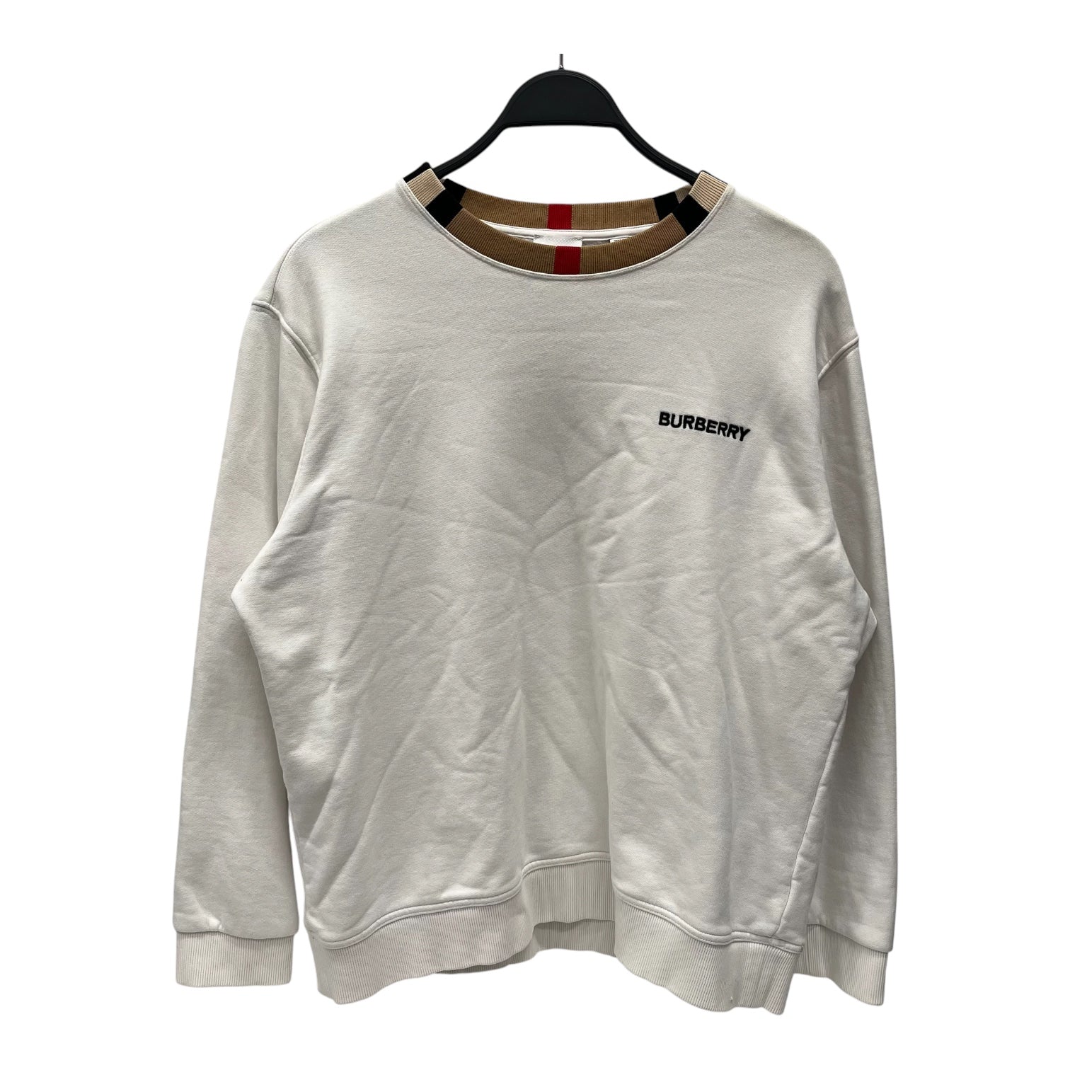 BURBERRY LONDON/Sweatshirt/L/Cotton/WHT/ view 1