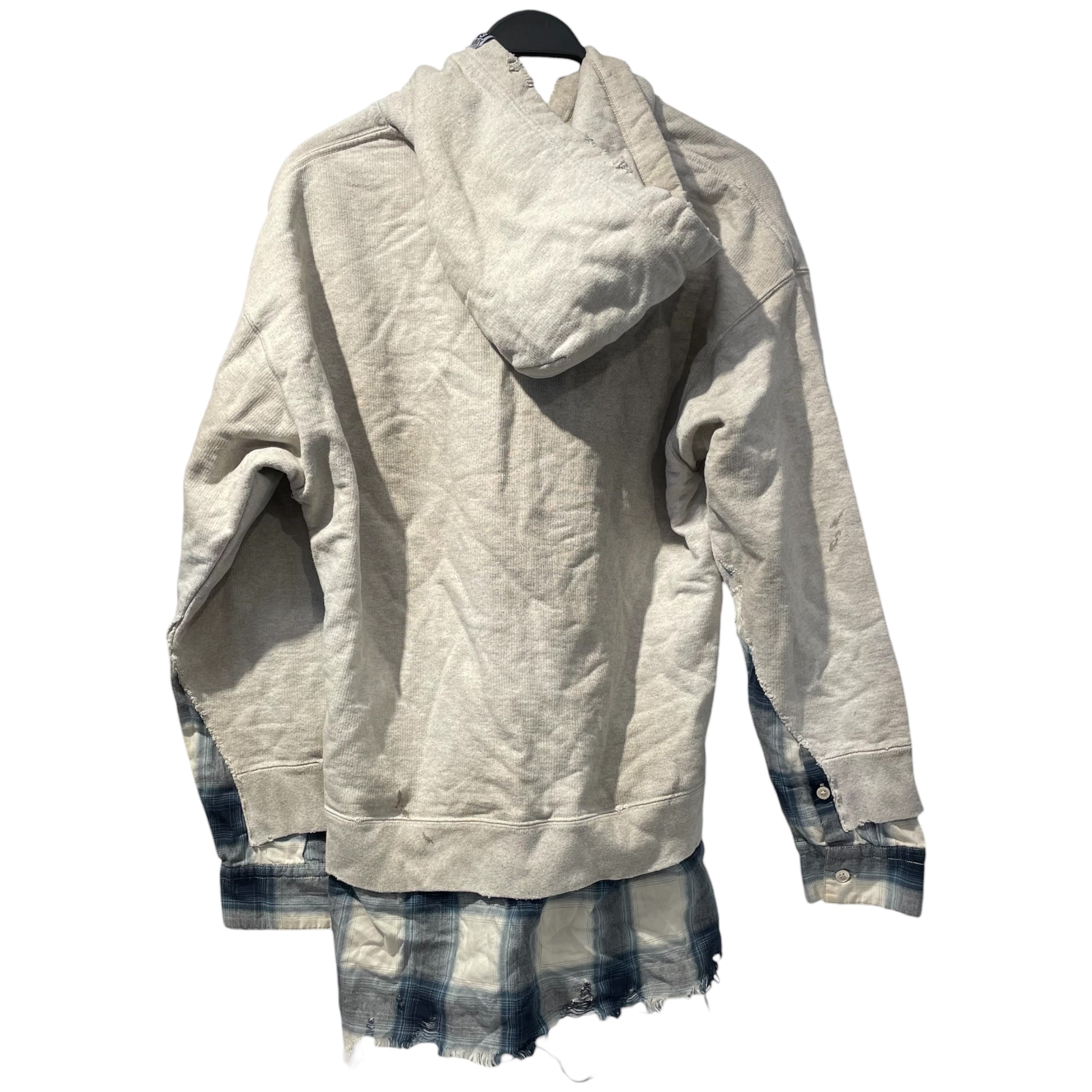 Maison Mihara Yasuhiro/Hoodie/48/Cotton/WHT/ view 2