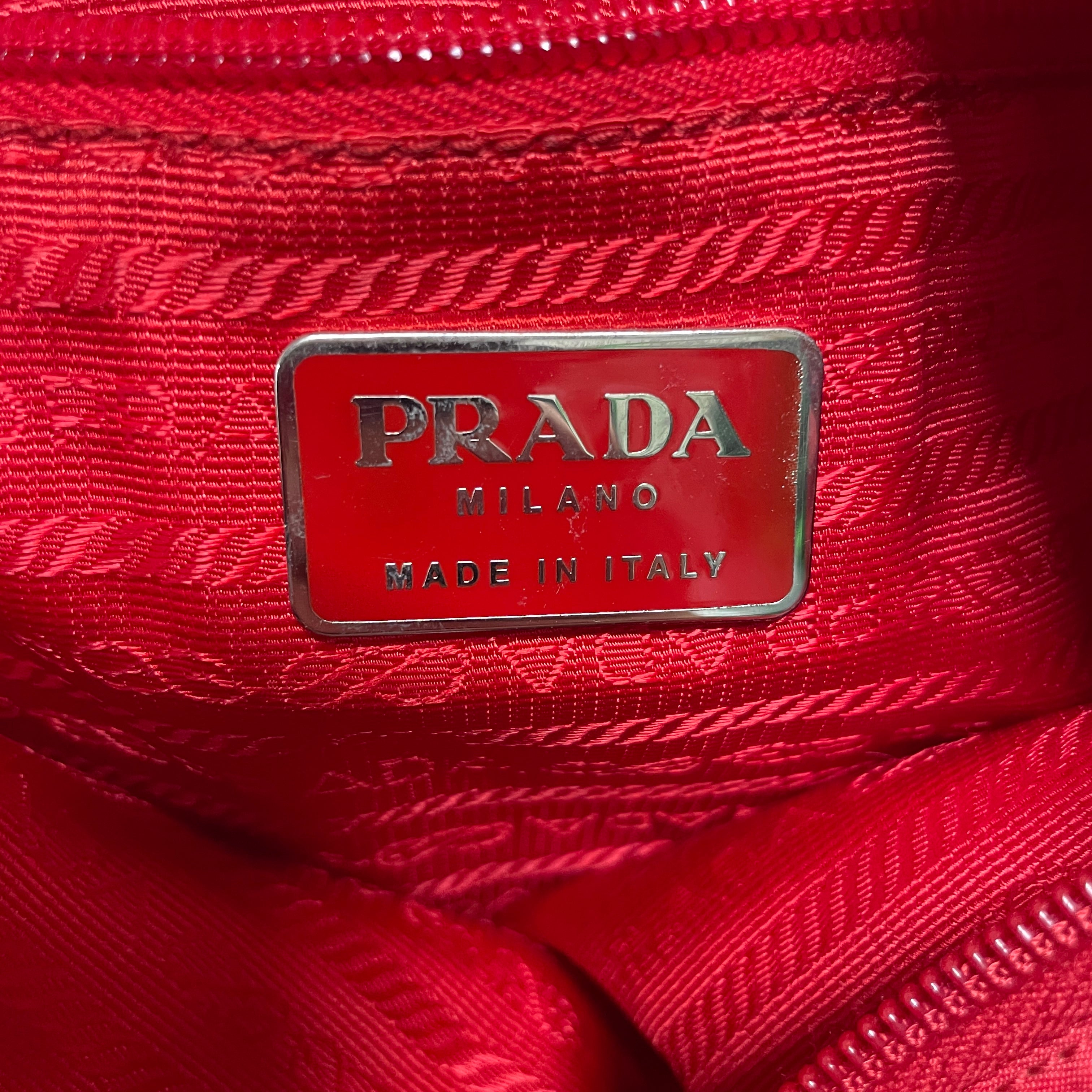 PRADA/Hand Bag/Nylon/RED/7RMWC6Y/ALL RED view 6