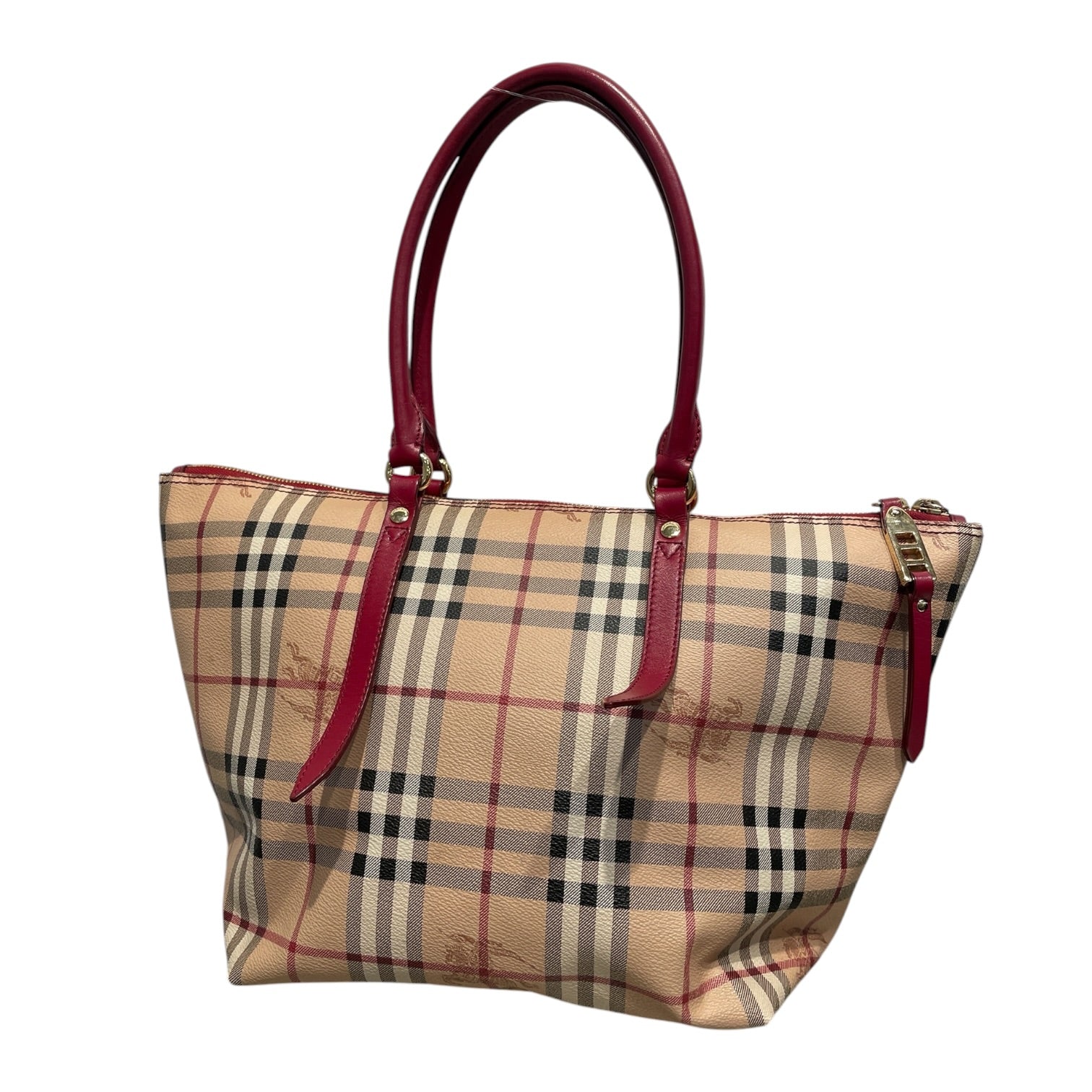 BURBERRY BLACK LABEL/Tote Bag/Hombre Check/Cotton/BEG/HAYMARKET CHECK SALISBURY TOTE view 2