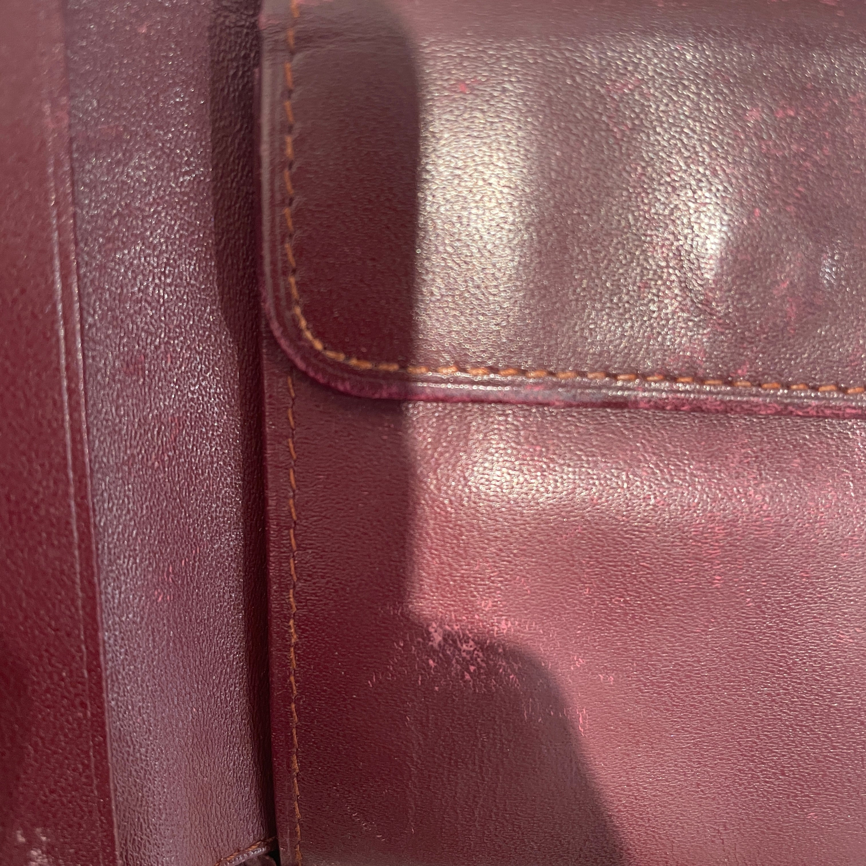 Cartier/Bifold Wallet/Bordeaux/Leather/ view 5