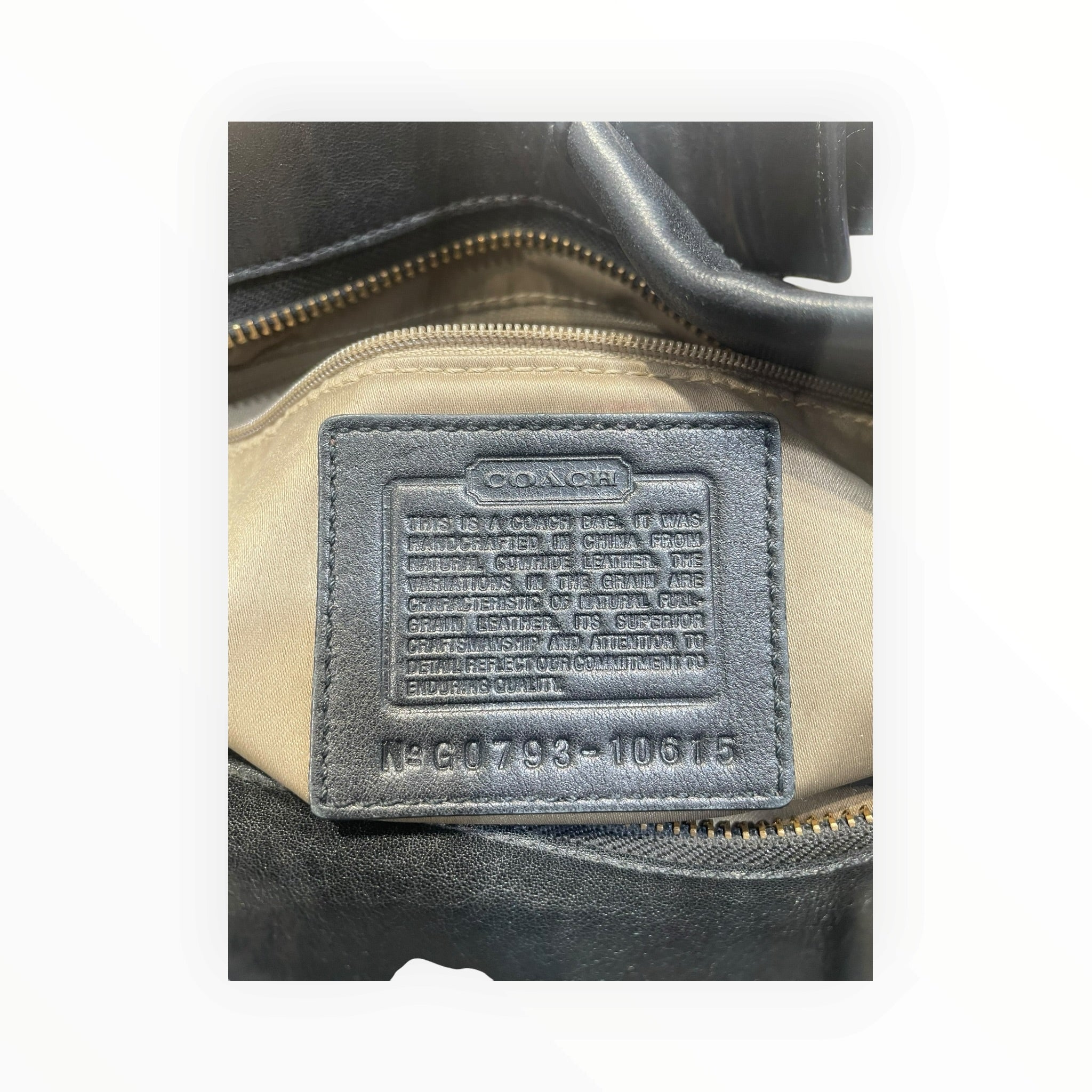 COACH/Hand Bag/Leather/BLK/Carly 10615 view 6
