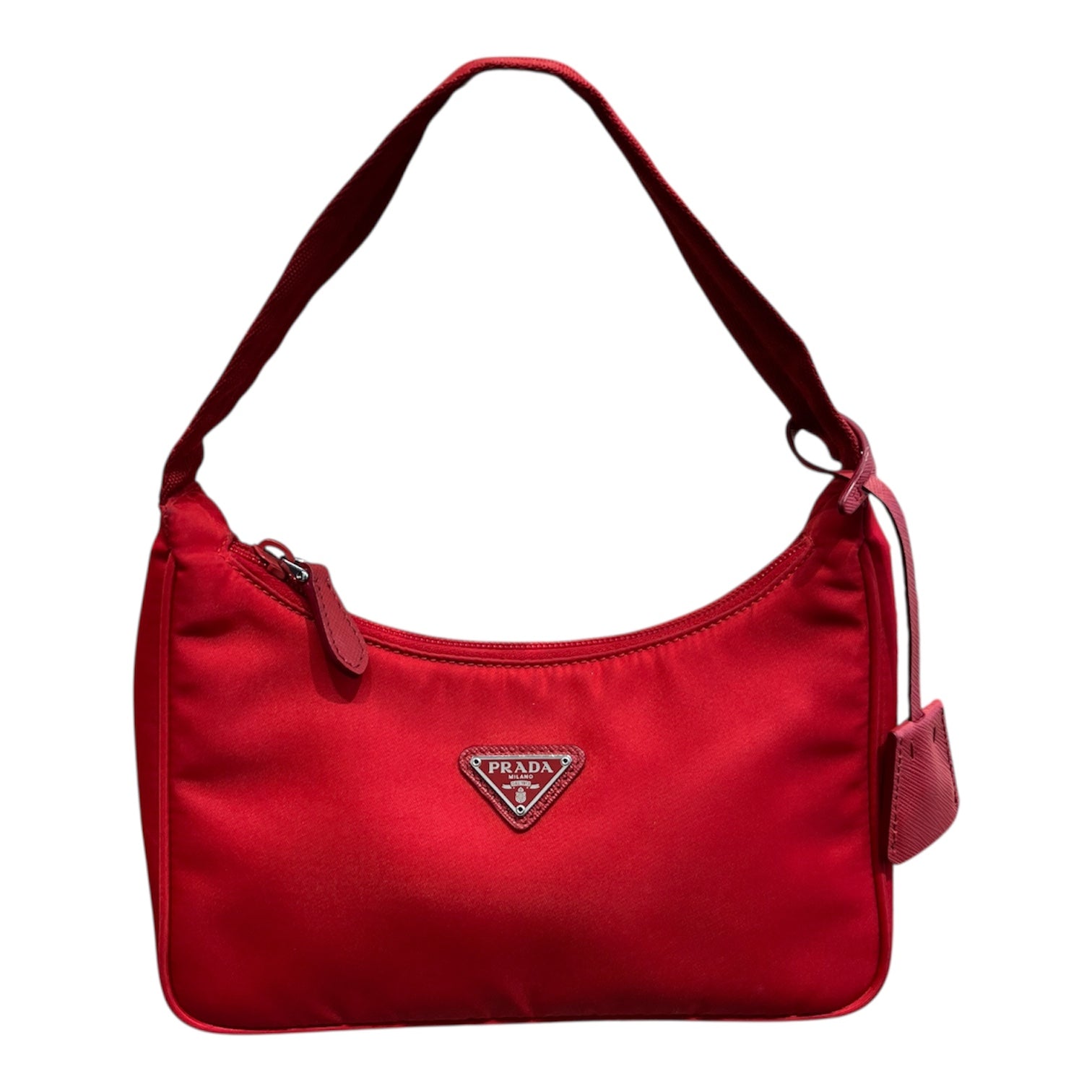 PRADA/Cross Body Bag/Nylon/RED/Nylon Re-Edition 2000 view 1