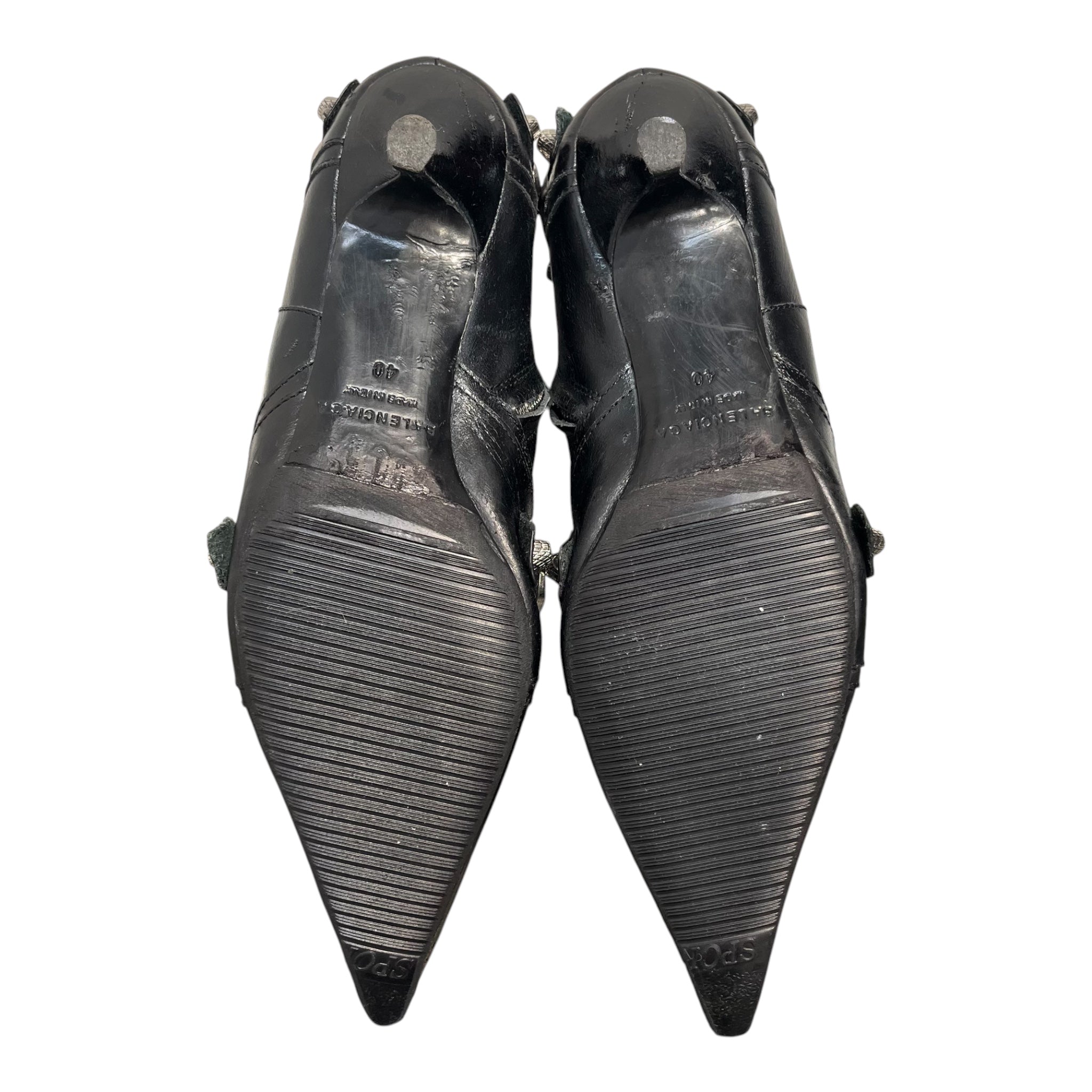 BALENCIAGA/Ankle Boots/EU 40/Leather/BLK/Agneau Arena Cagole 70mm view 6