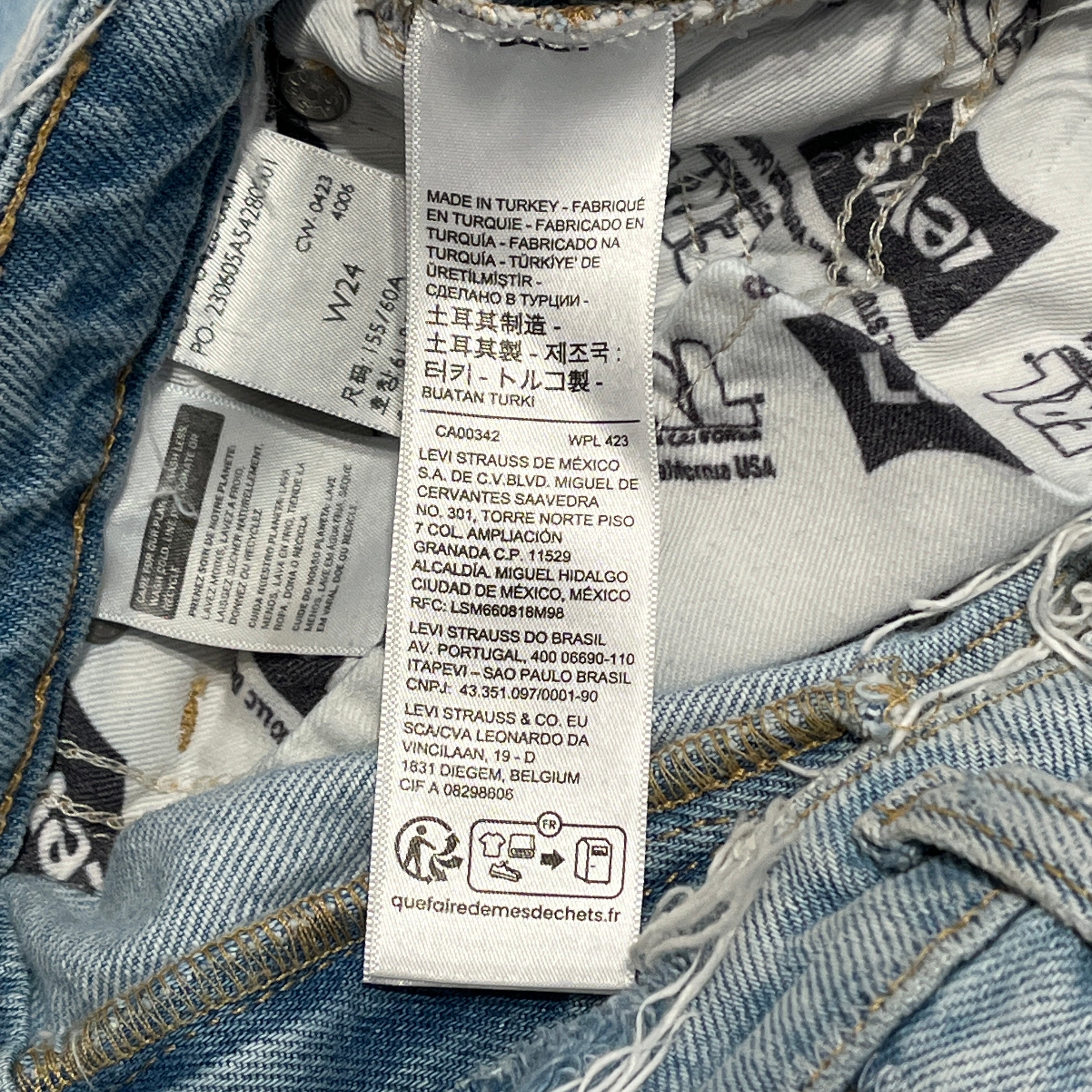 Levi's/Pants/24/Cotton/BLU/LEVIS STRAUSS ERL STUDIO view 11