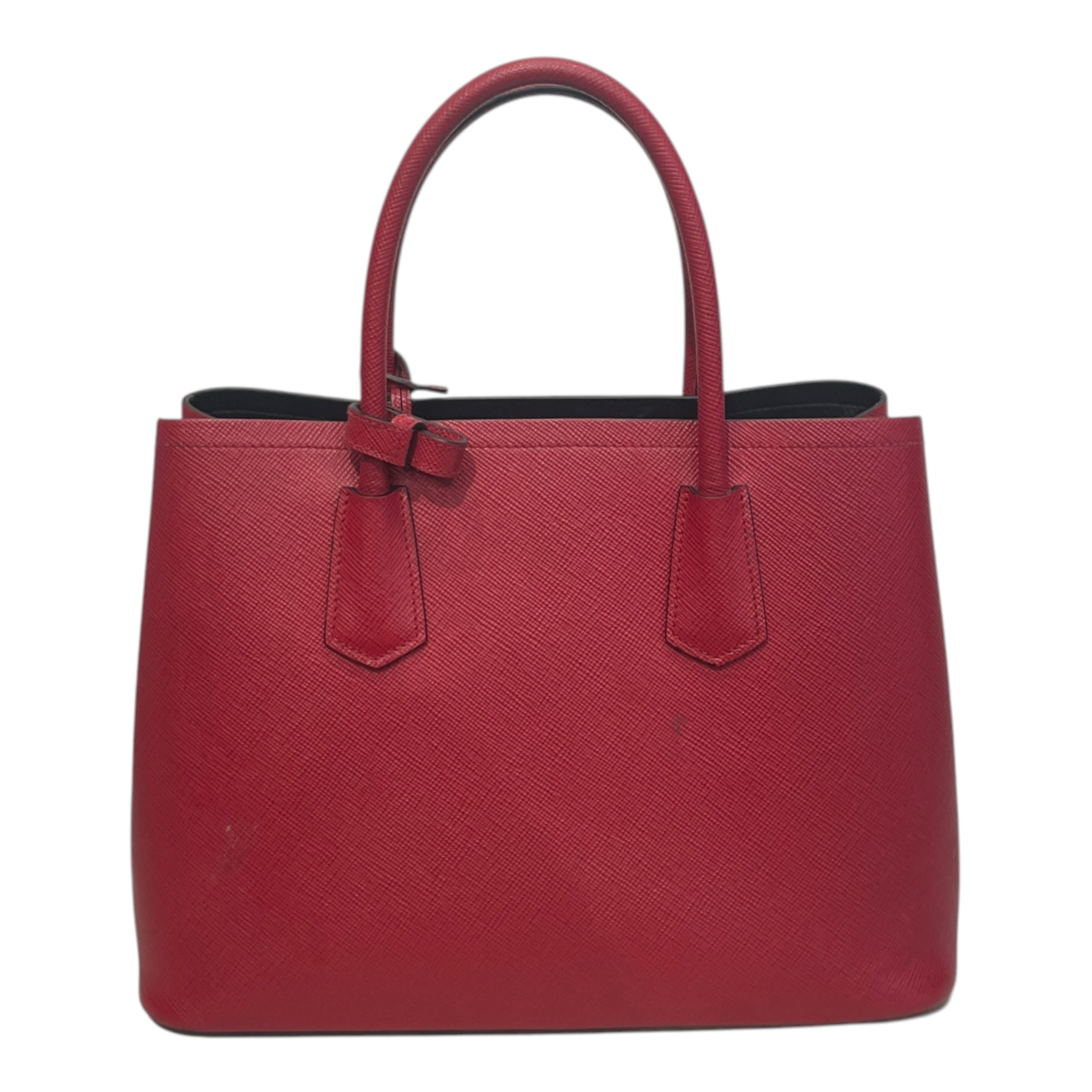 PRADA/Tote Bag/Leather/RED/SAFFINO LEATHER 3 POCKET view 2