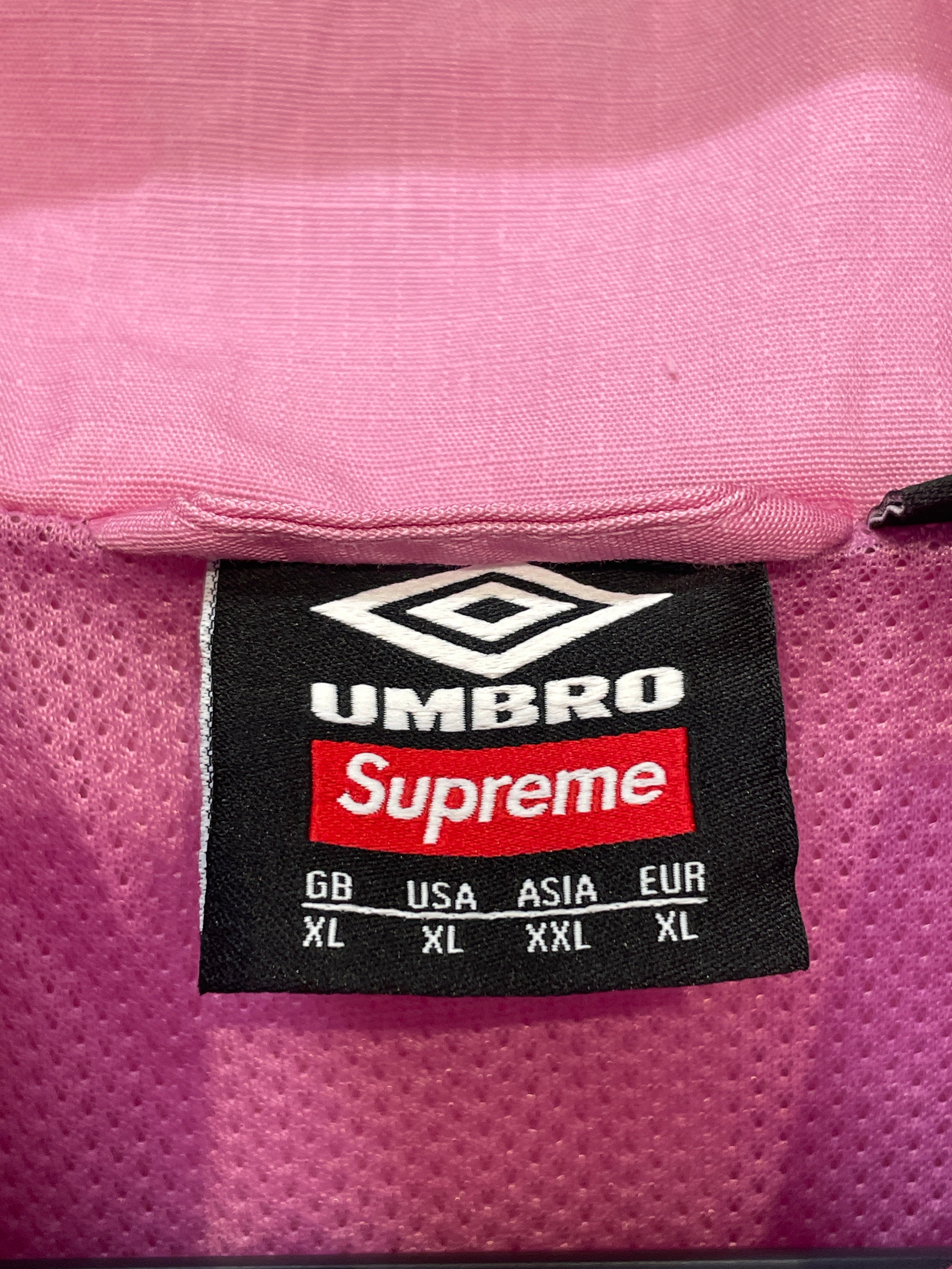 Supreme/UMBRO/Windbreaker/XL/Nylon/PNK/Graphic/Ripstop Track Jacket view 3