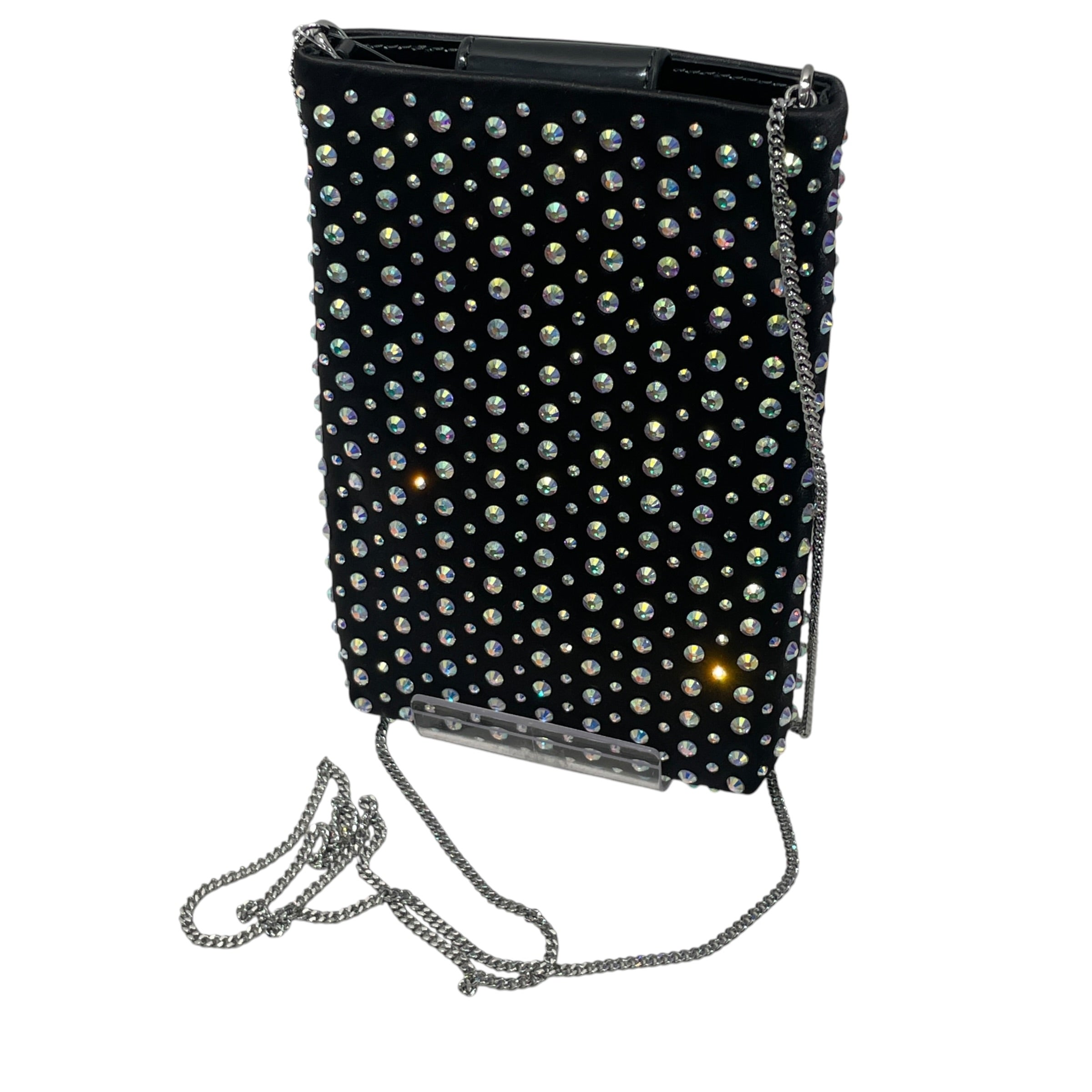 kate spade new york/Cross Body Bag/Silk/BLK/pochette rhinestone view 2