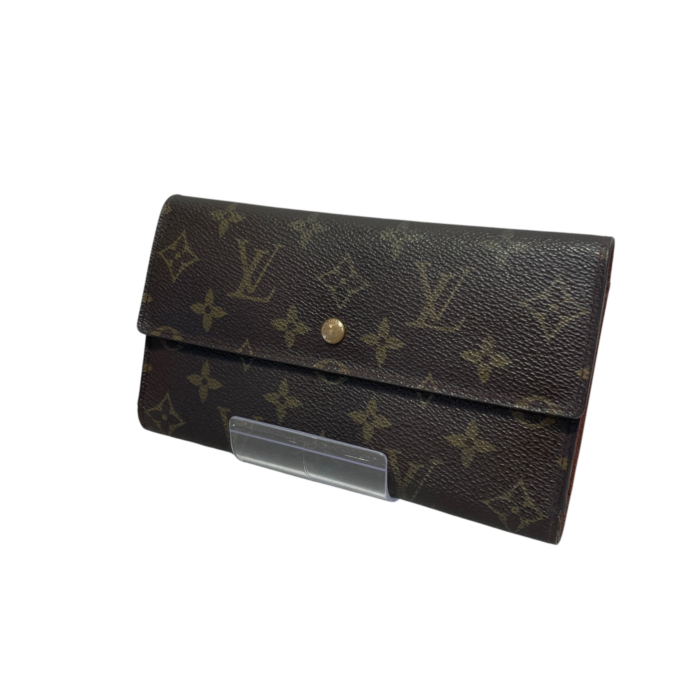 LOUIS VUITTON/Wallet/Monogram/Leather/BRW/L's/Sarah Wallet view 1