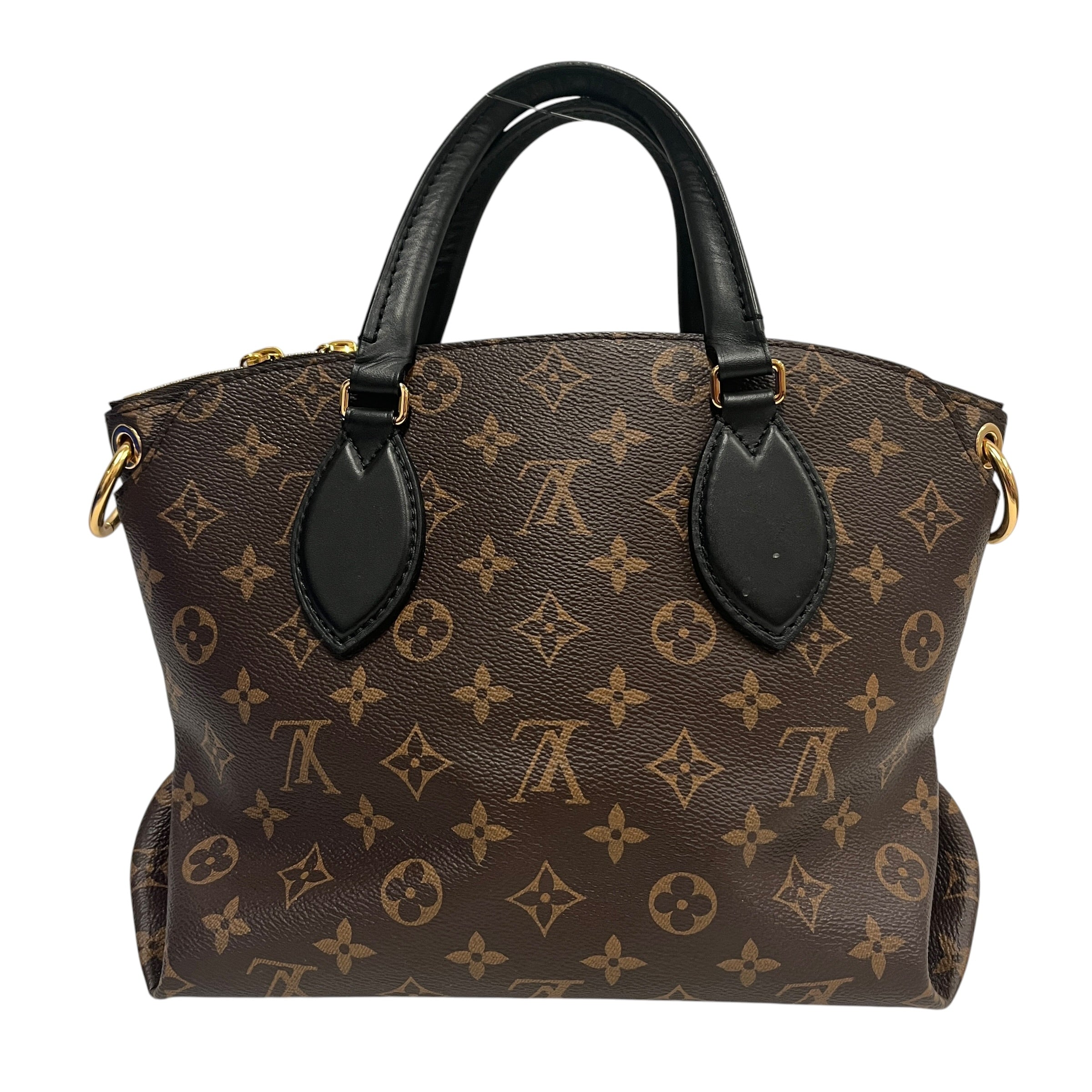 LOUIS VUITTON/Bag/Monogram/Leather/BRW/FLOWER ZIPPER TOTE view 2