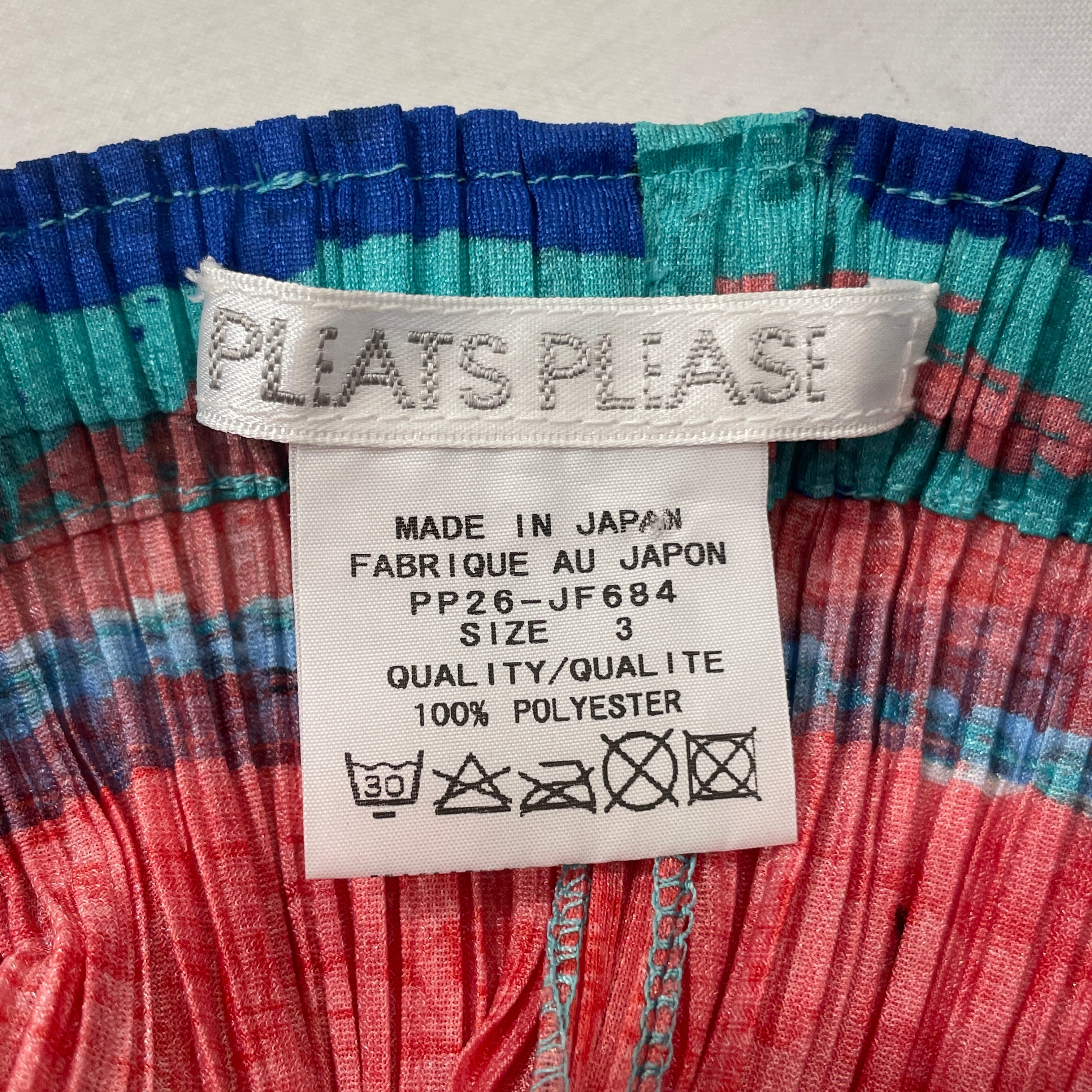 PLEATS PLEASE ISSEY MIYAKE/Straight Pants/3/All Over Print/Polyester/MLT/ view 3