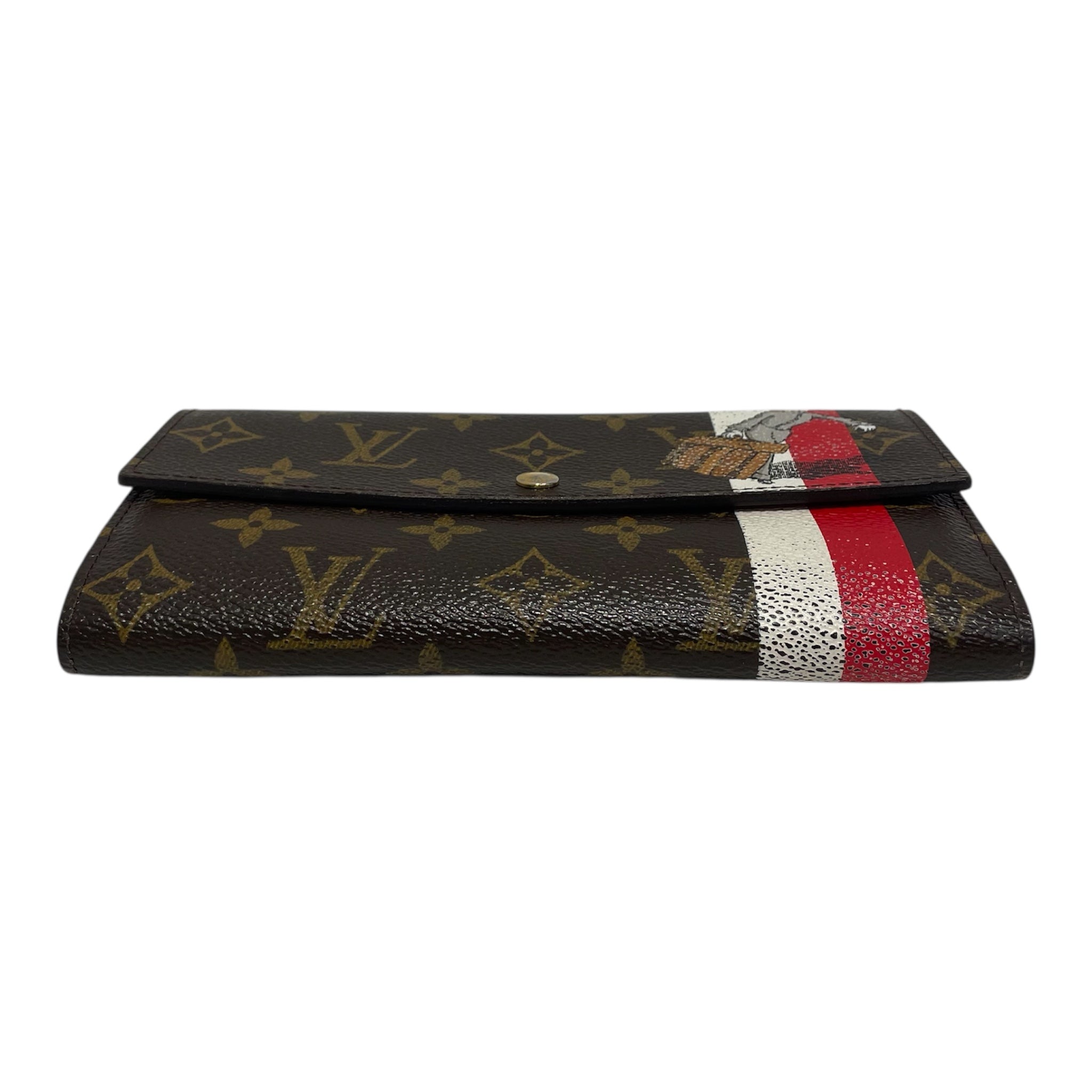 LOUIS VUITTON/Long Wallet/Monogram/Leather/BRW/CT1006 view 3